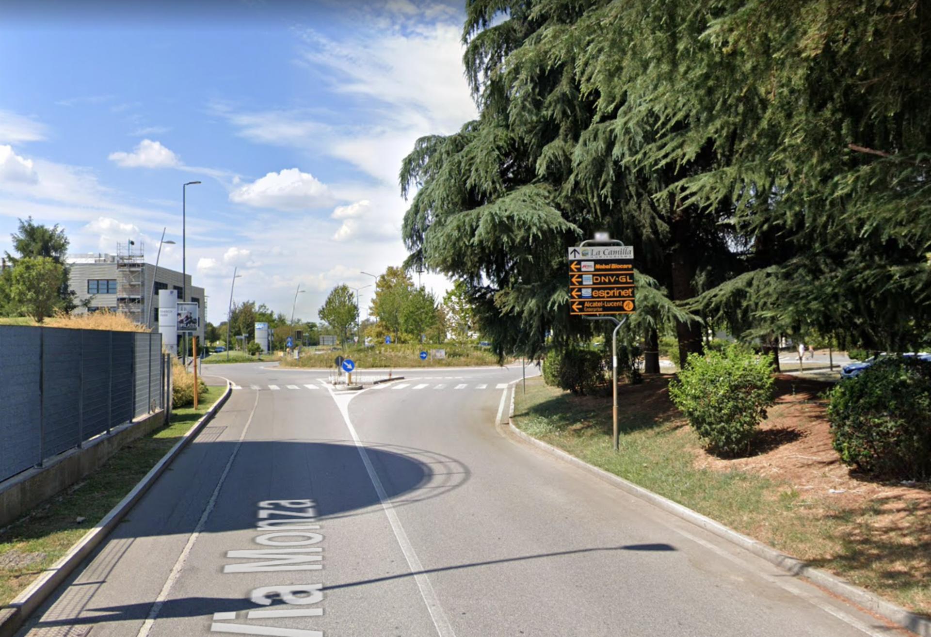 Impianto a VIA Monza rotonda Energy Park  Vimercate