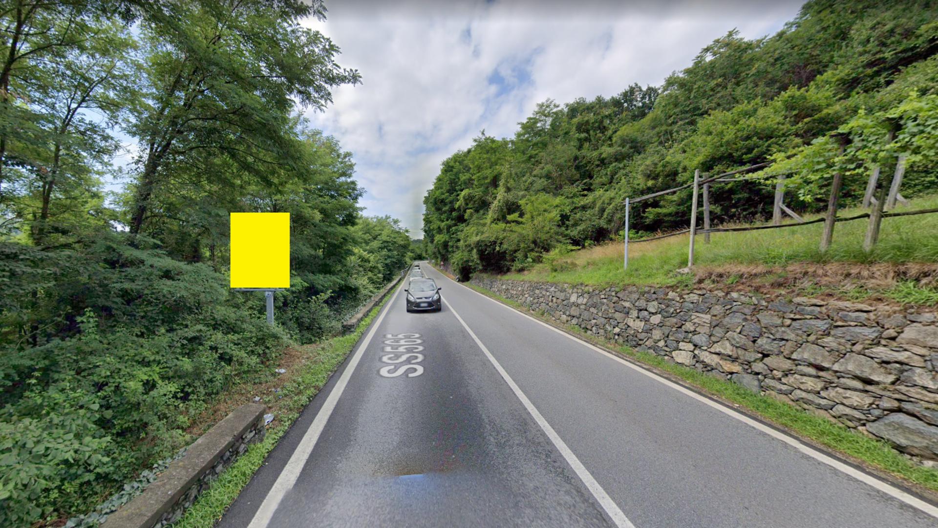 Impianto CARTELLONISTICA a Strambinello, in zona Ponte dei Preti