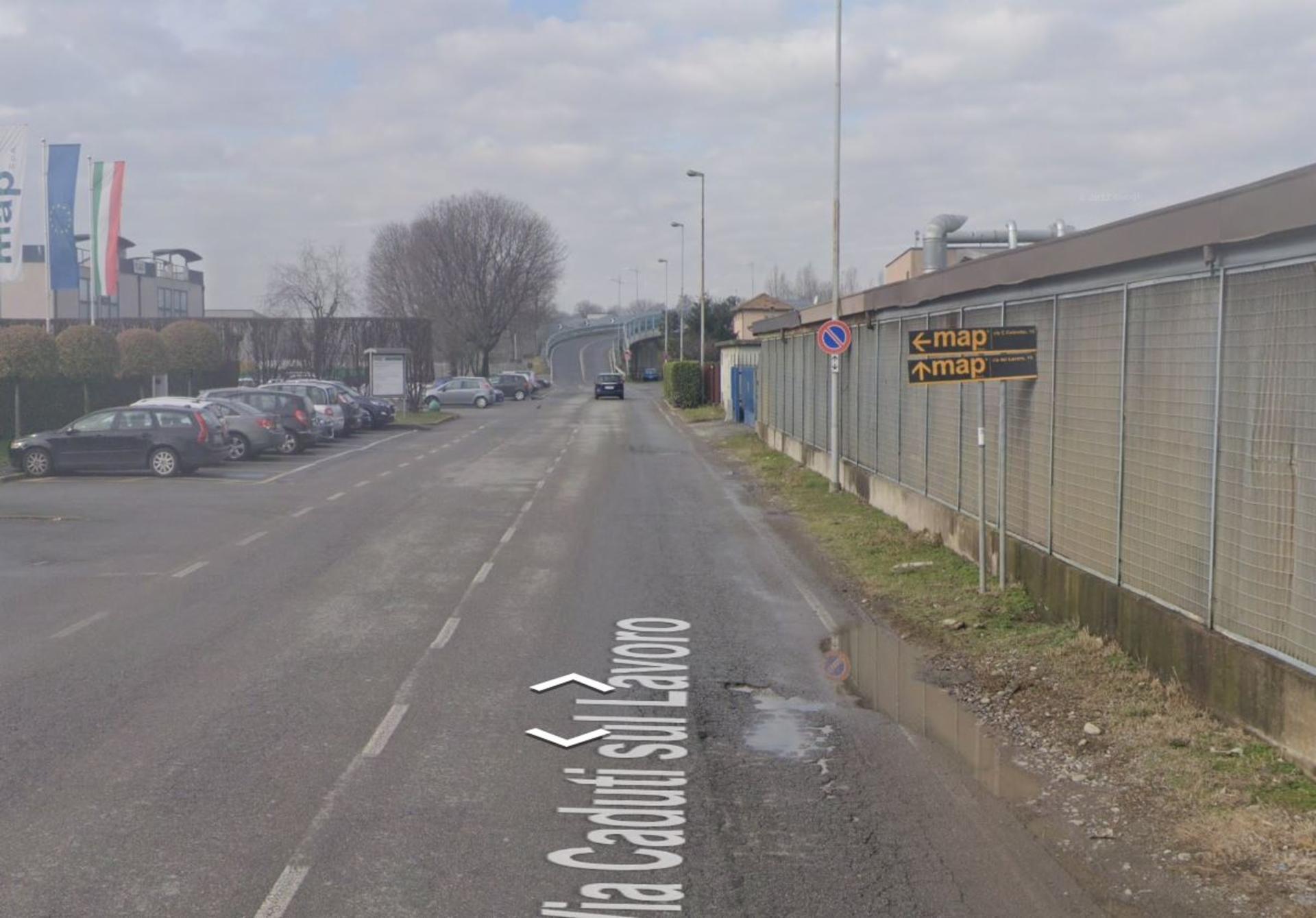 Impianto a VIA Cristoforo Colombo fronte Map 1  Osio Sotto