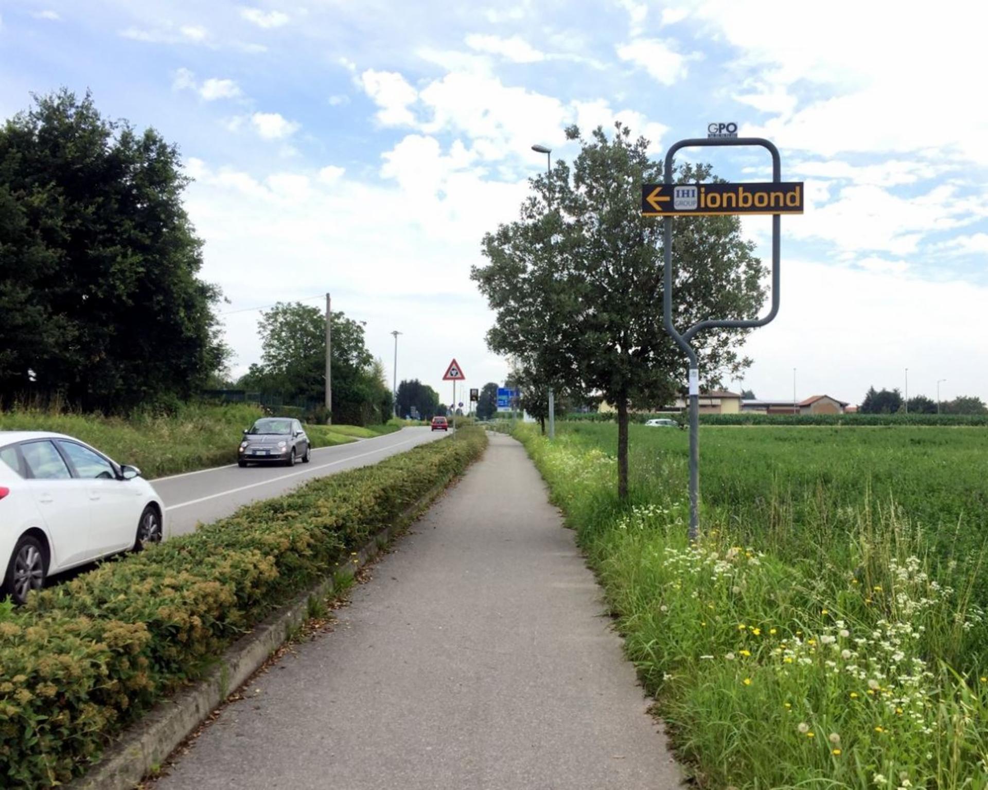 Impianto FRECCE / PREINSEGNE a Cambiago, in zona Il Gigante
