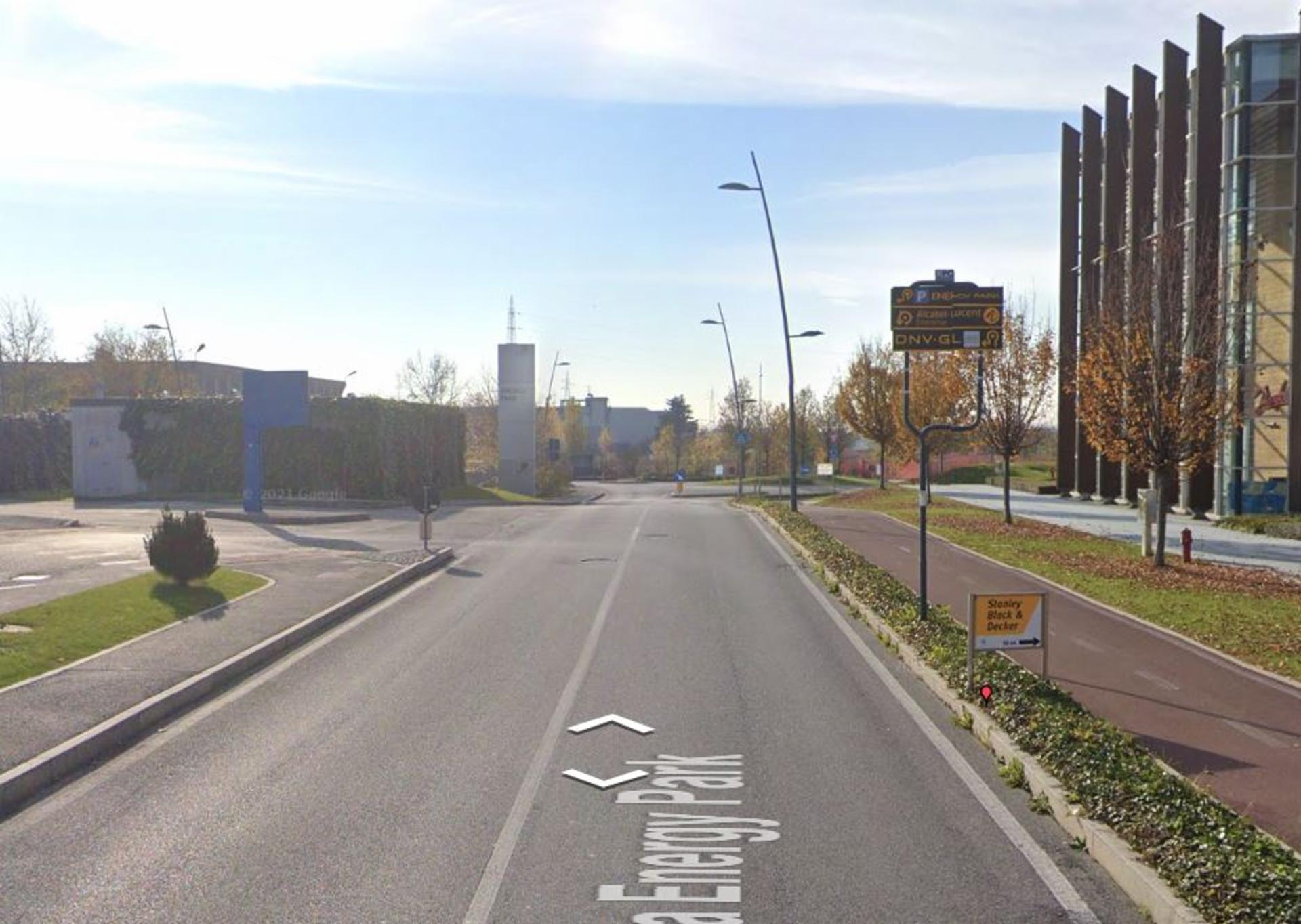 Impianto a VIA Energy Park (prima dell'ultima rotonda)  Vimercate