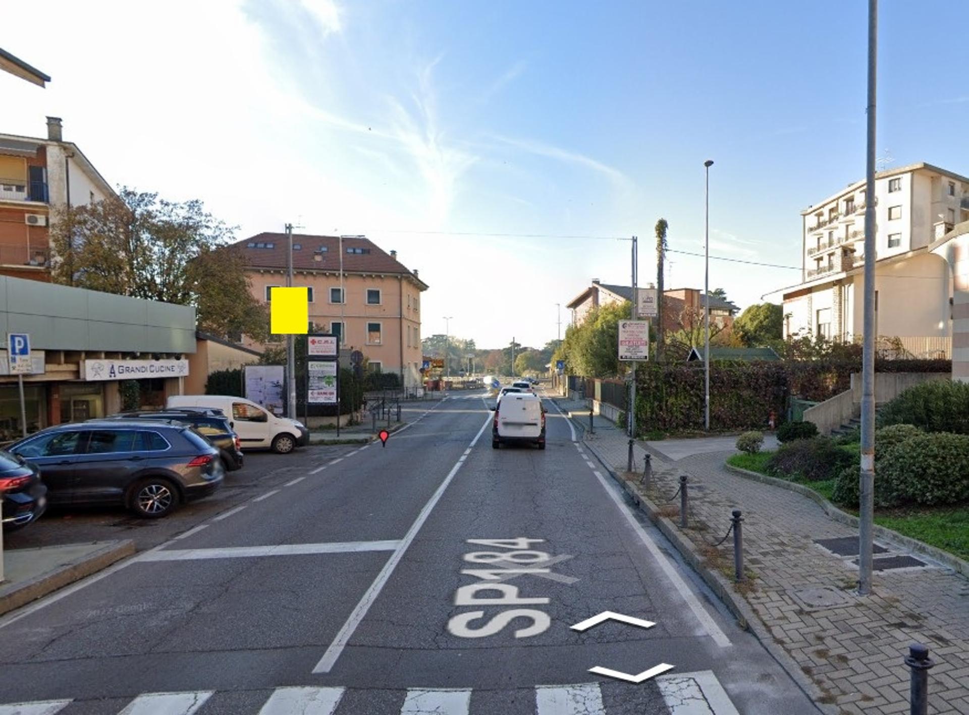 Impianto TARGA PALO a Capriate San Gervasio, in zona Gelateria La Gabbia