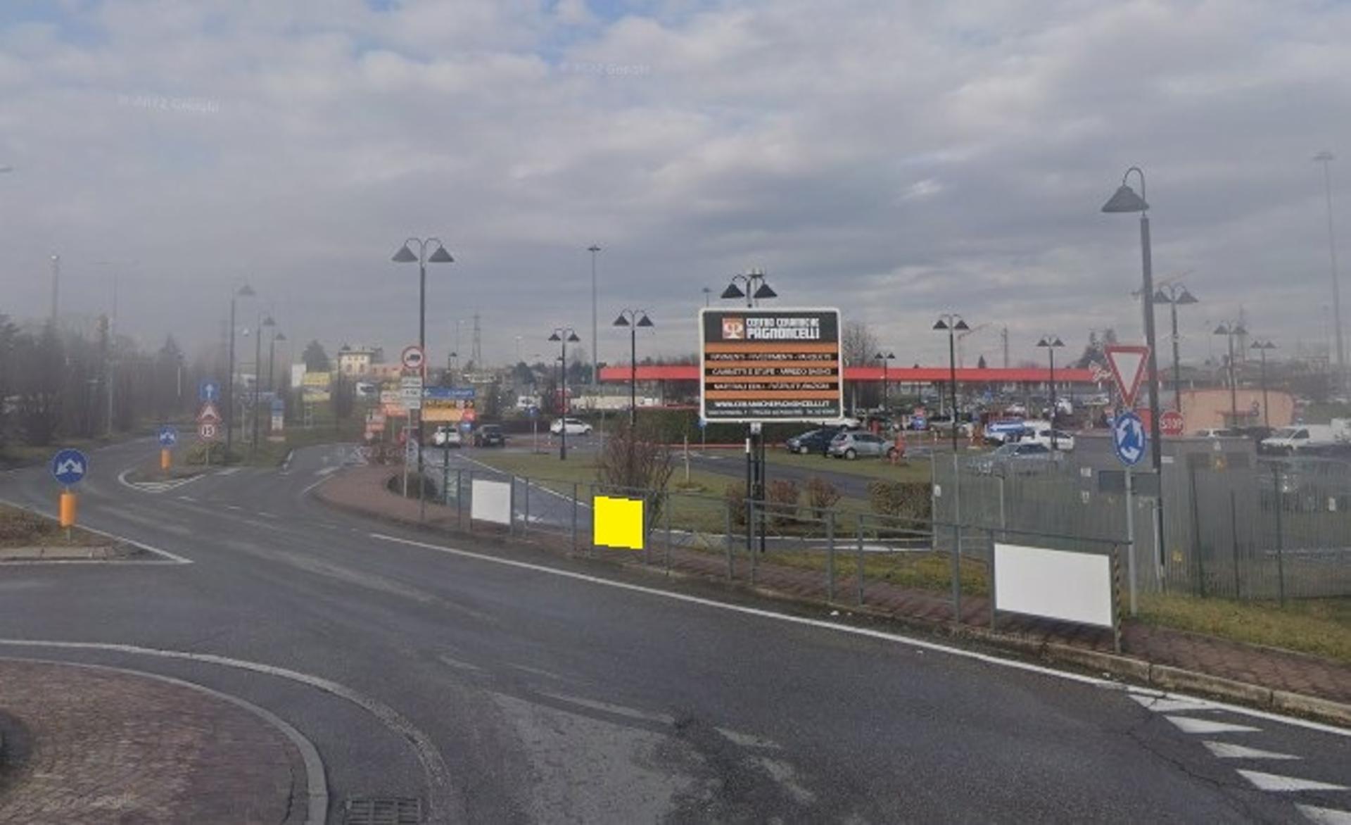Impianto TRANSENNA a Brembate, in zona Burger King