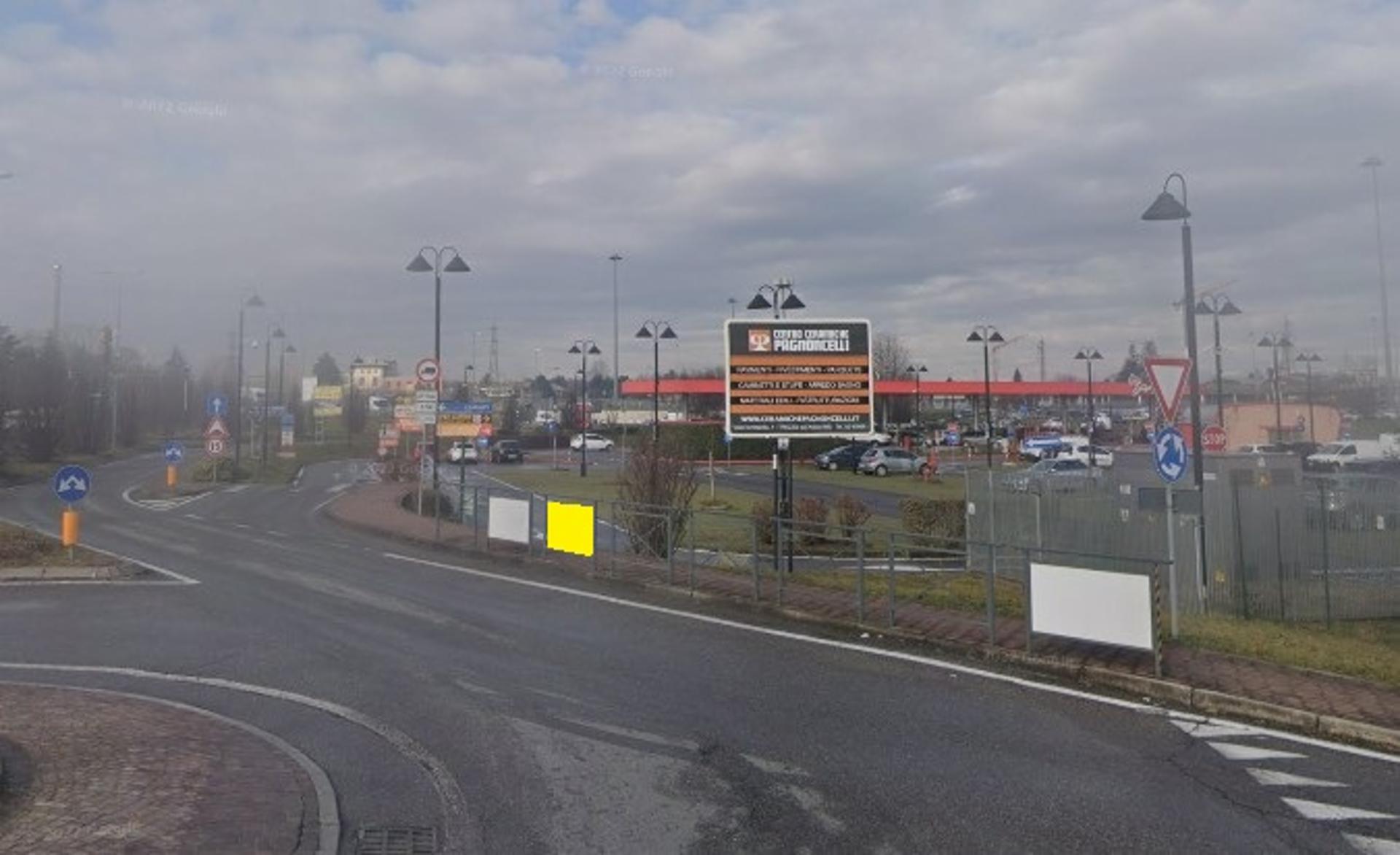 Impianto TRANSENNA a Brembate, in zona Burger King