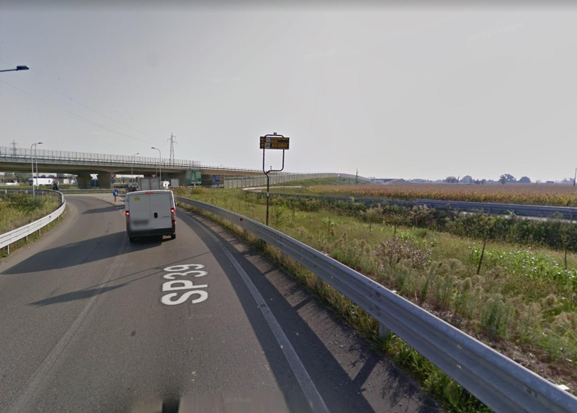 Impianto a S.P. 39 Km. 13+861/dx rotatoria con S.P. 14  Settala