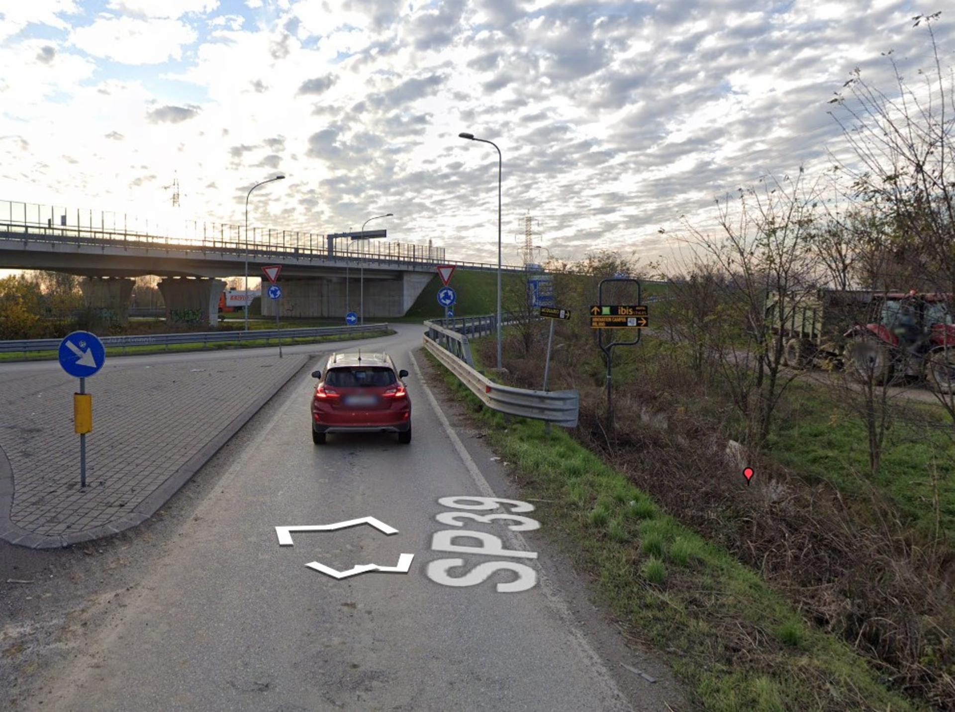 Impianto a S.P. 39 Km. 13+963/sx rotatoria con S.P. 14  Settala