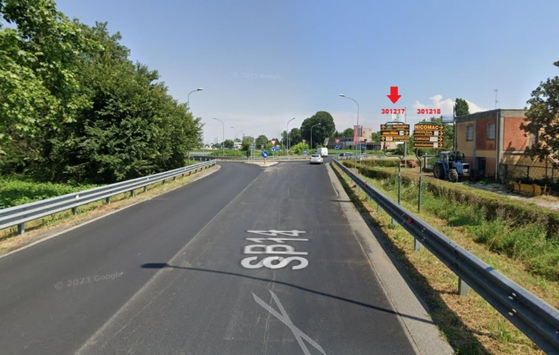 Impianto a S.P. 14 Km. 11+955/dx  Liscate