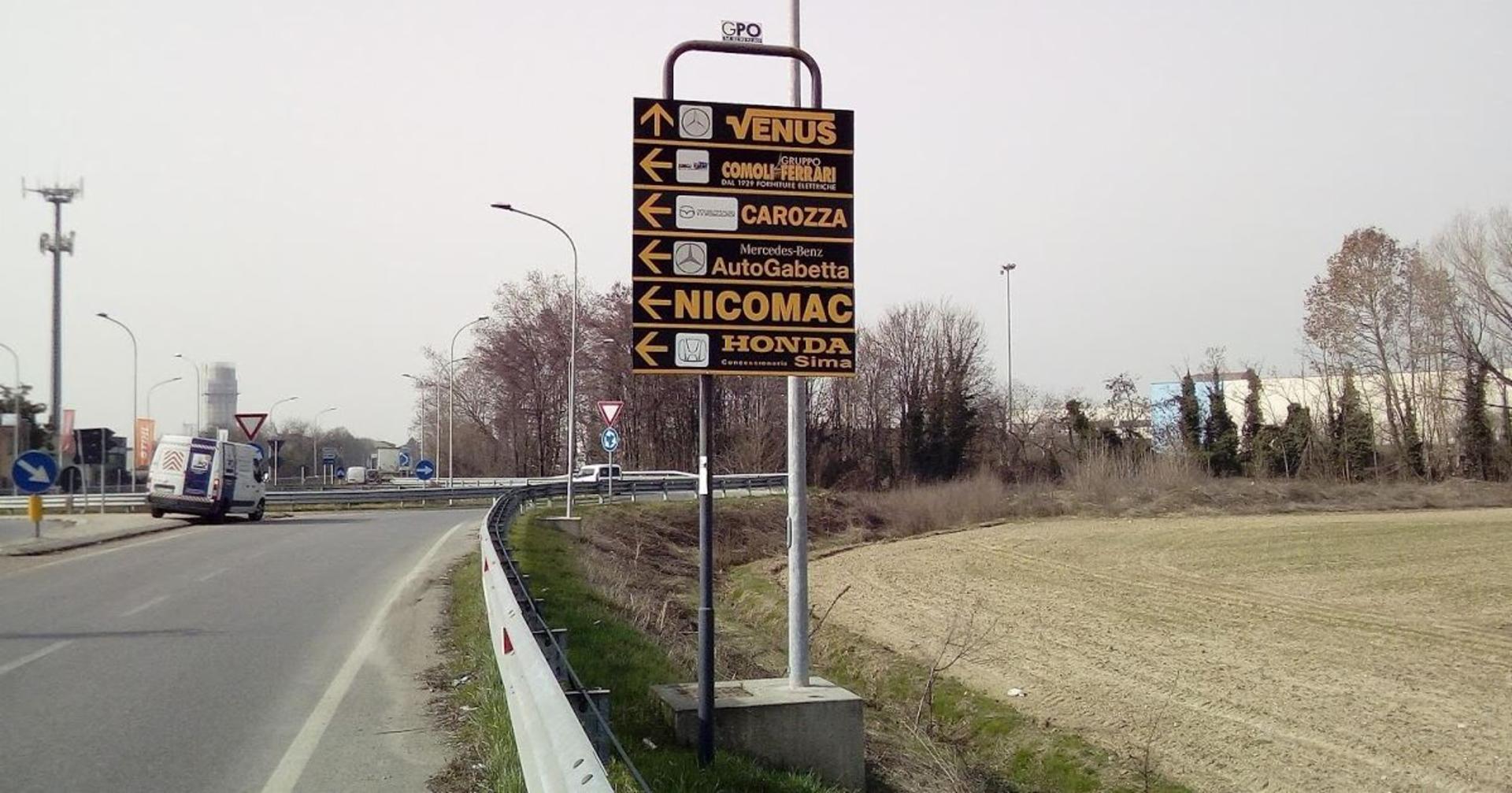 Impianto a S.P. 14 Km. 12+100/sx  Liscate
