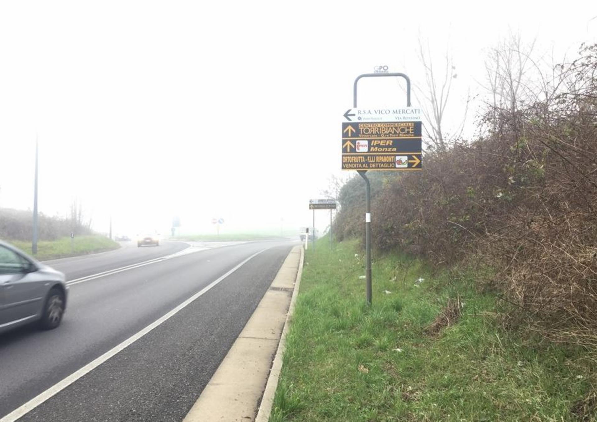 Impianto FRECCE / PREINSEGNE a Vimercate, in zona Roxy