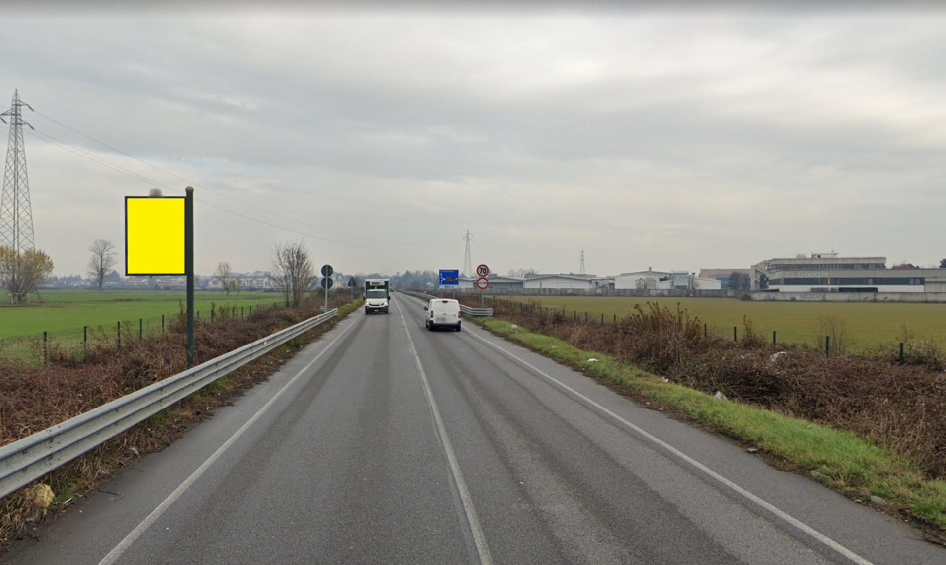 Impianto CARTELLONISTICA a Cassina de' Pecchi, in zona Via Pavia (Cernusco sul Naviglio)