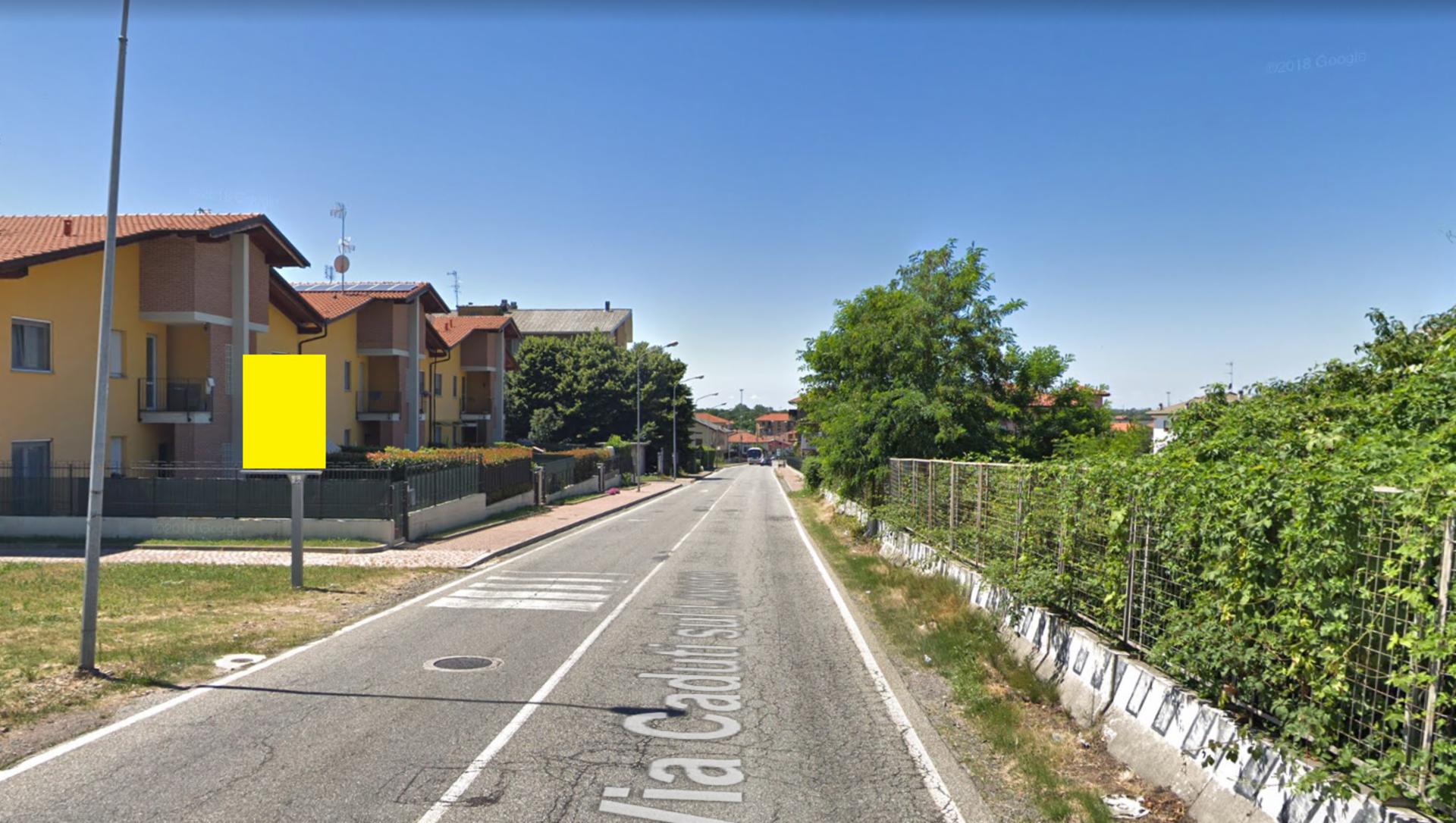 Impianto CARTELLONISTICA a Romagnano Sesia, in zona Scuola dell'Infanzia Gianni Rodari