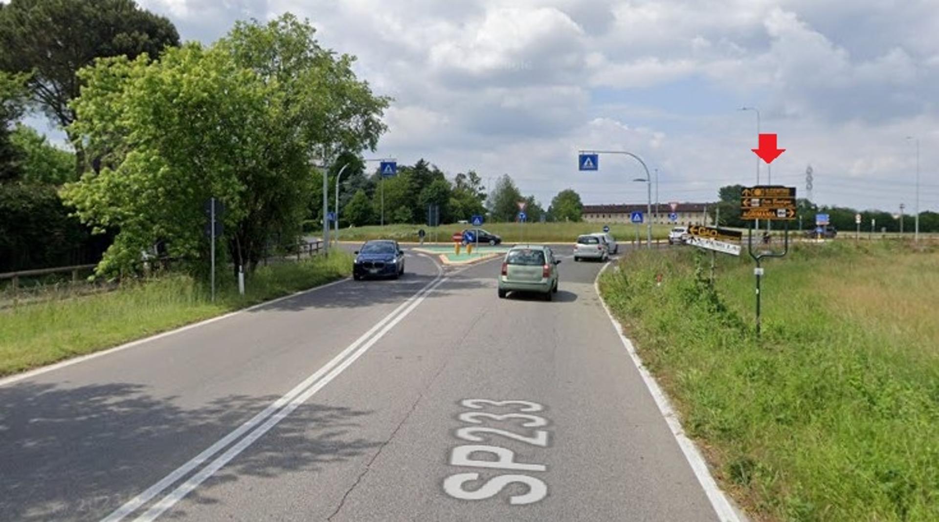 Impianto a S.P. ex S.S. 233 Km. 13+085/dx  Arese