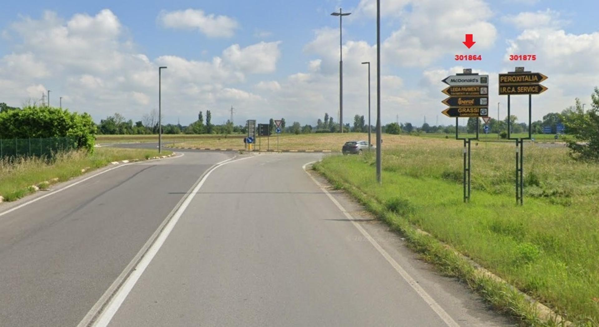 Impianto a S.P. 185 Km. 10+855/dx  Mozzanica