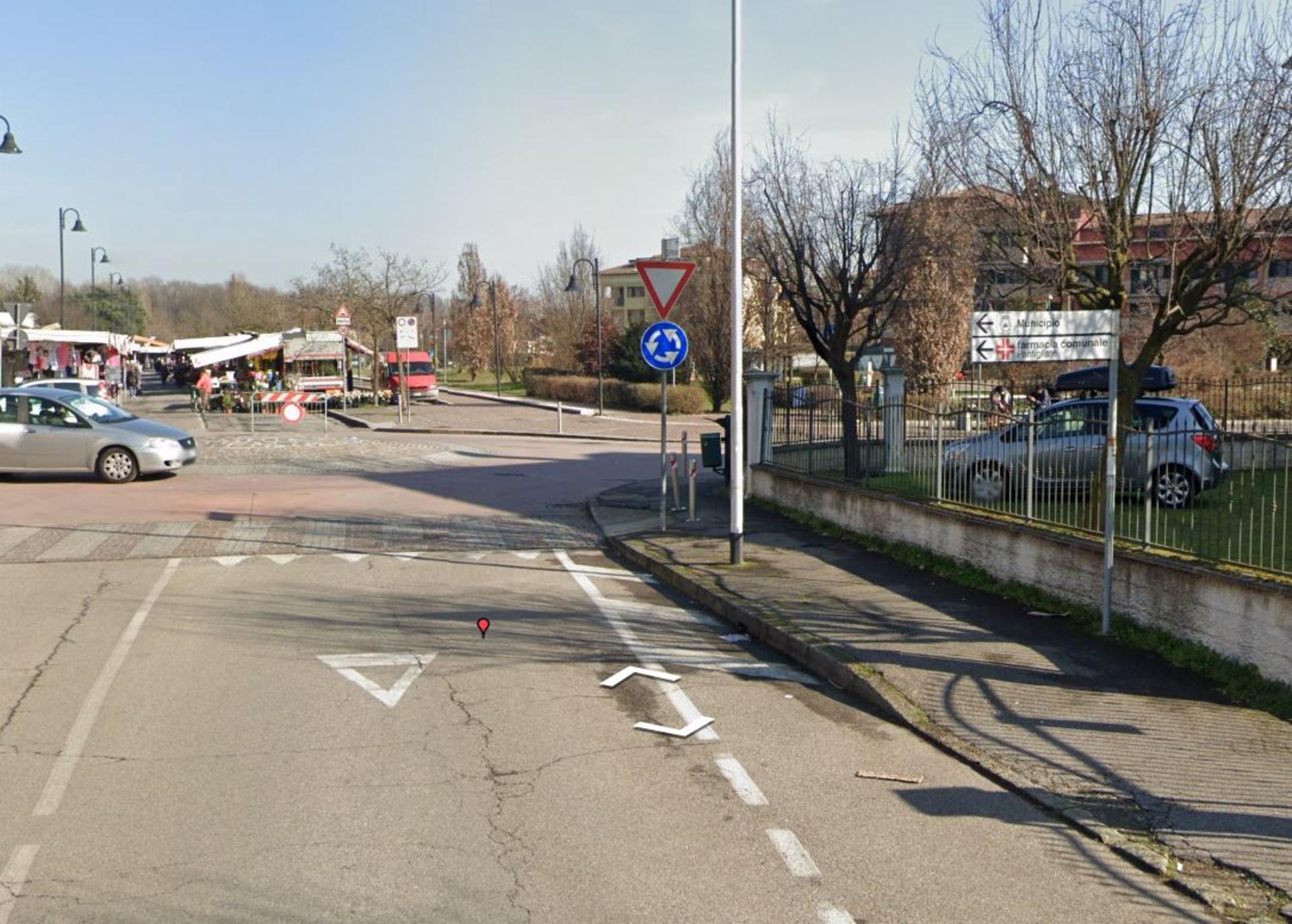 Impianto a VIA di Vittorio rotatoria Viale Risorgimento  Pantigliate