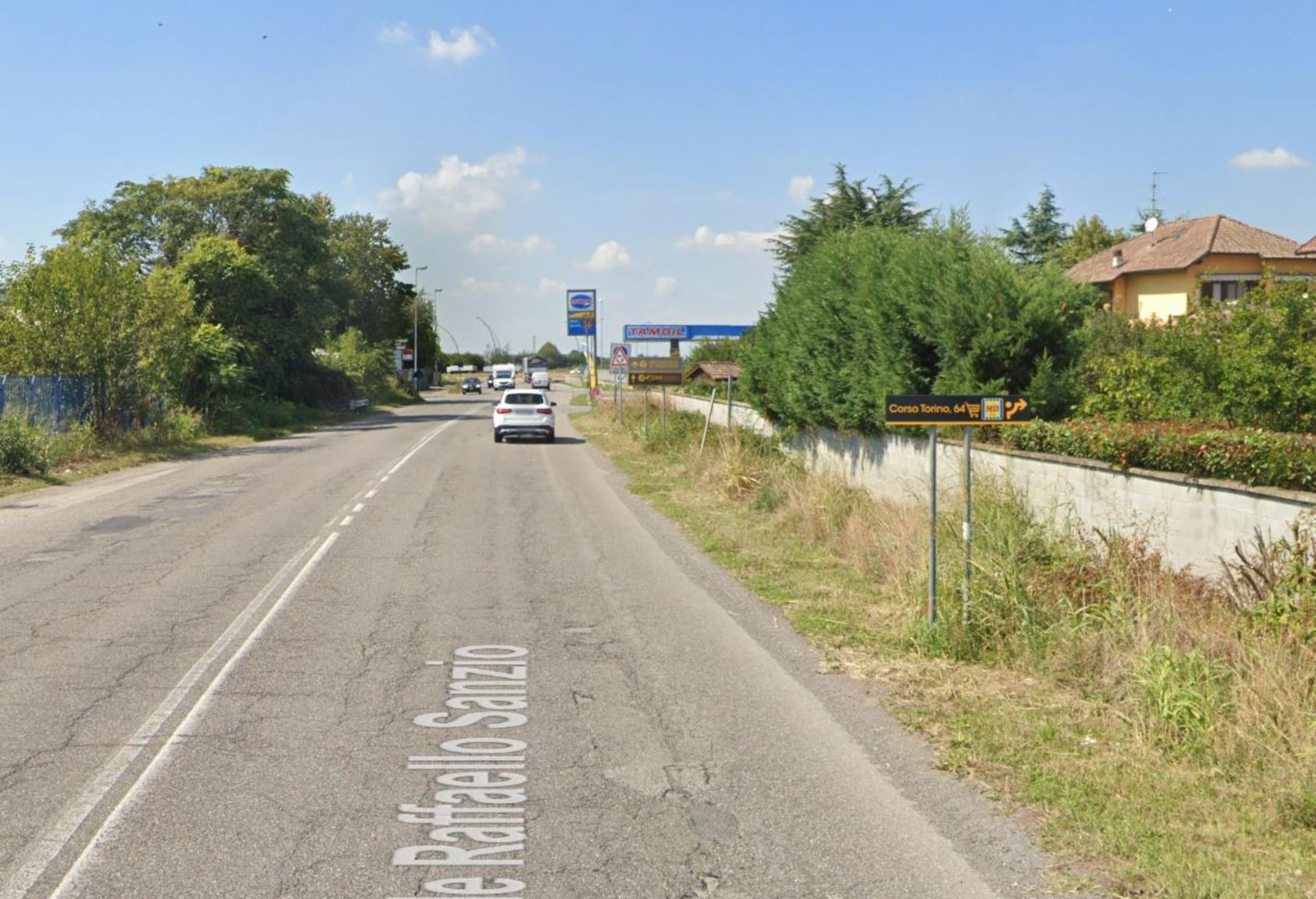Impianto FRECCE / PREINSEGNE a Mortara, in zona Tamoil