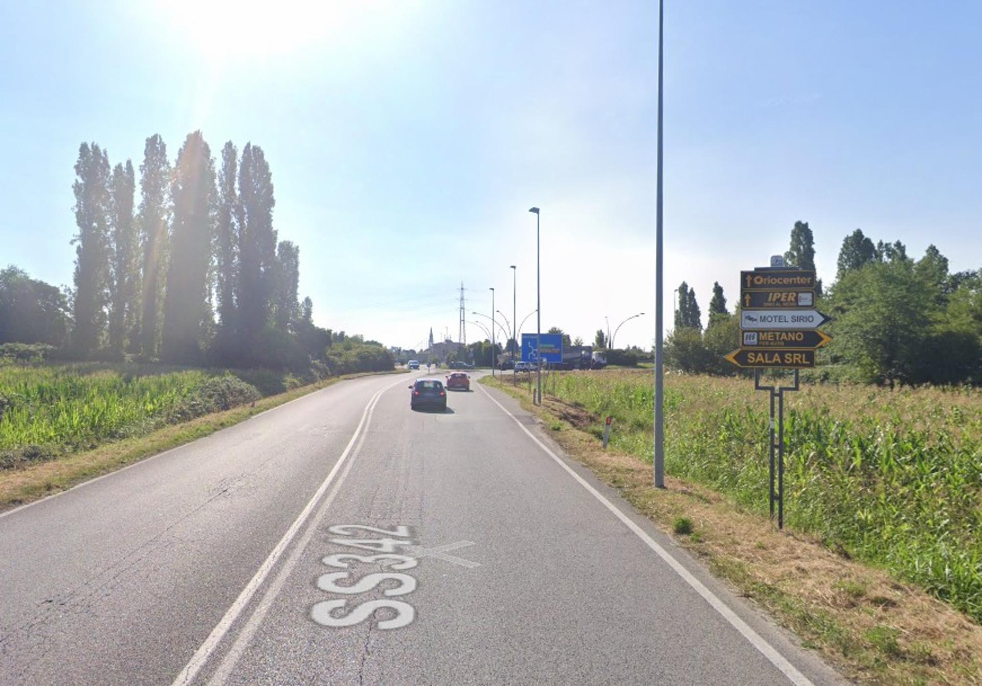 Impianto a EX S.S. 342 Km. 8+430/sx  Ponte San Pietro
