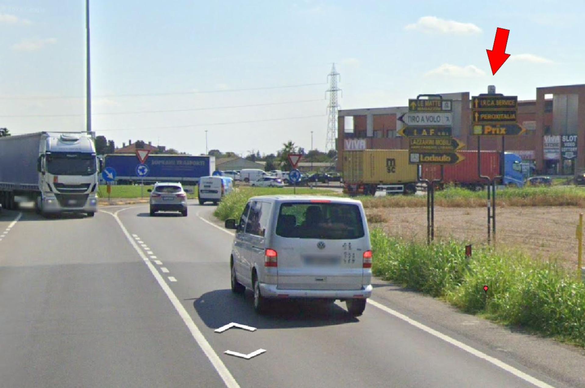 Impianto a EX S.S. 591 Km. 12+560/dx  Urgnano