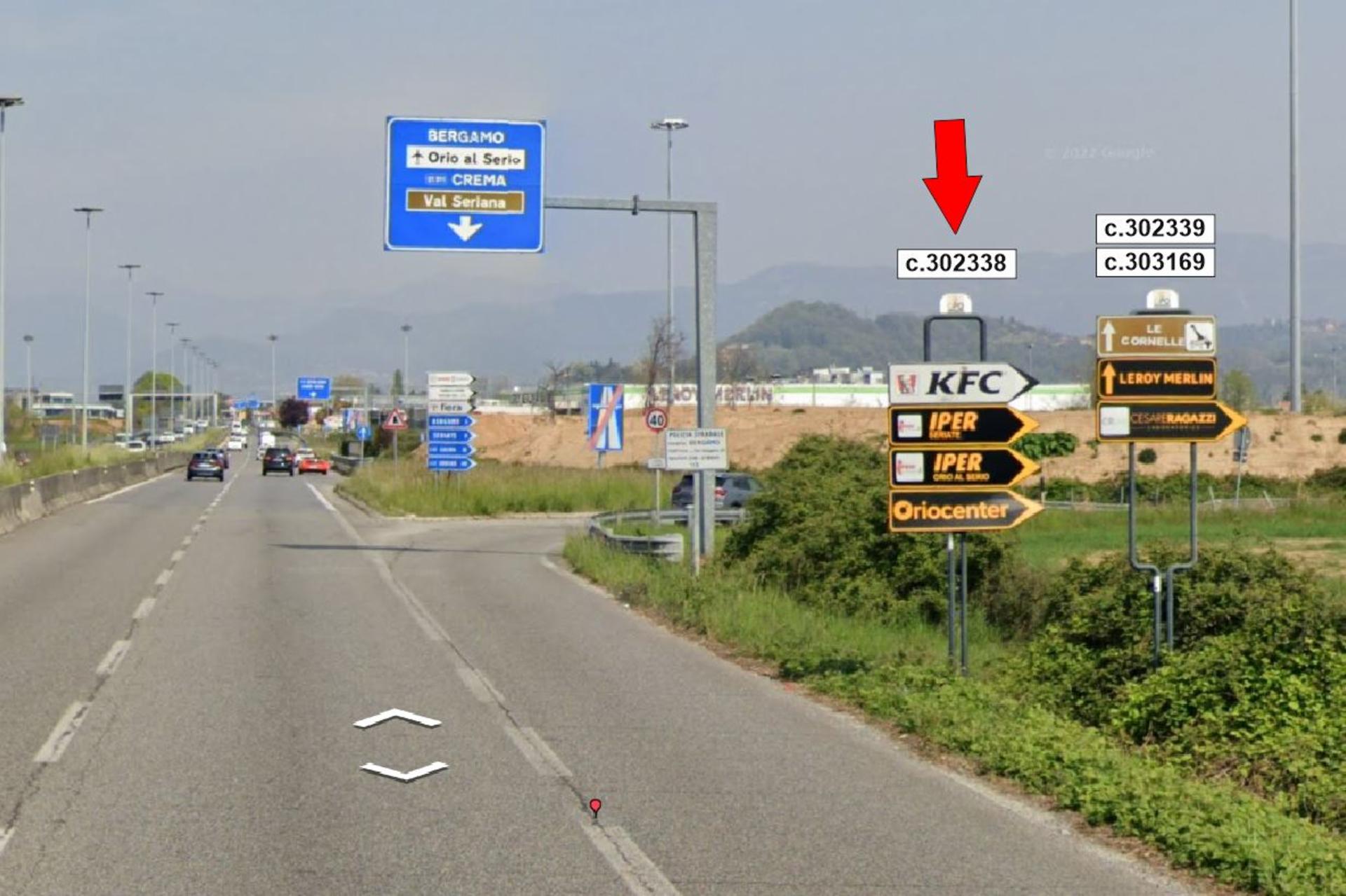 Impianto a EX S.S. 470 Dir Km. 8+061/sx  Treviolo
