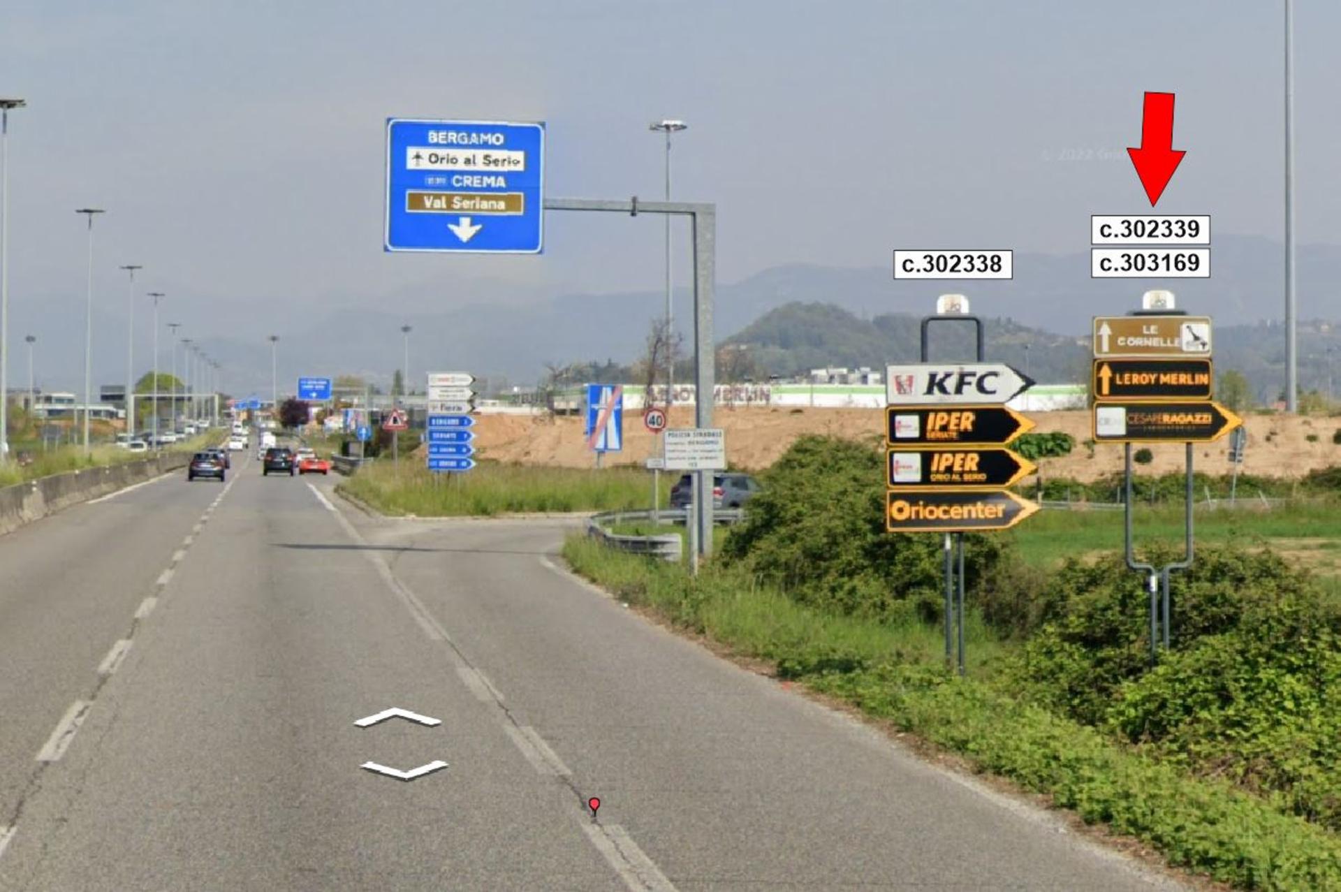 Impianto a EX S.S. 470 Dir Km. 8+061/sx  Treviolo