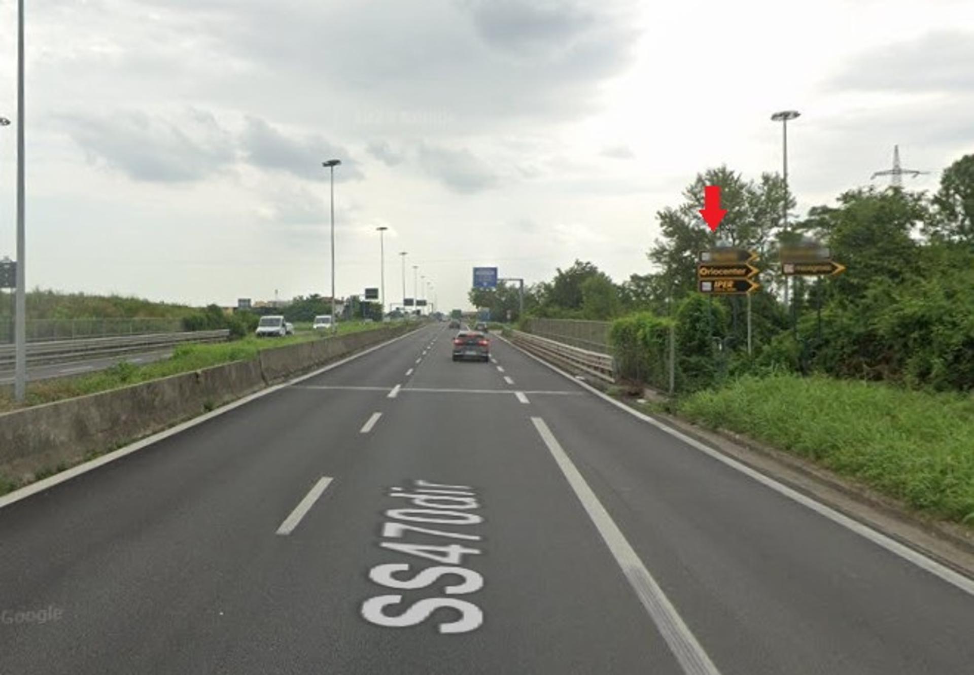 Impianto a EX S.S. 470 Dir Km. 7+912/dx  Treviolo