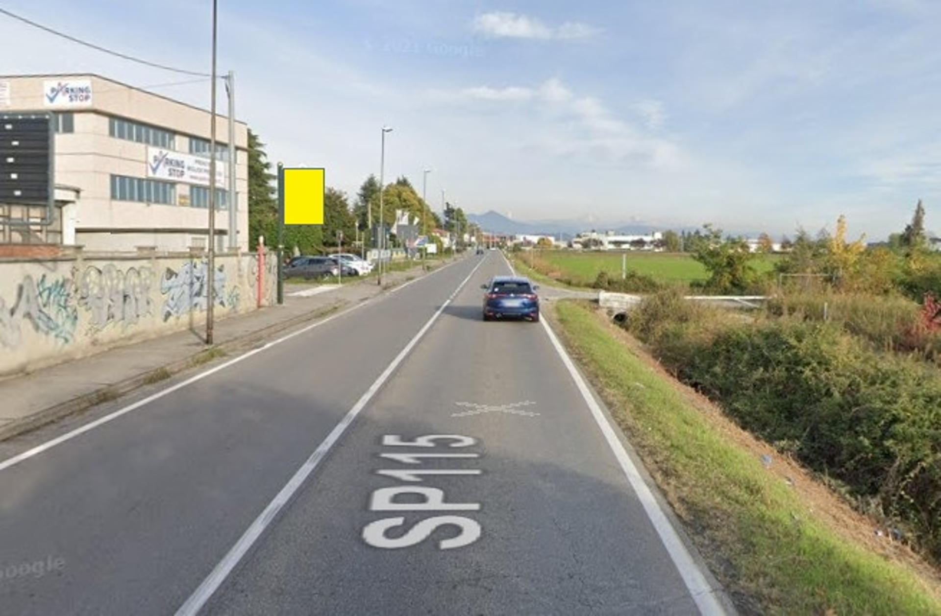 Impianto CARTELLONISTICA a Orio al Serio, in zona Foresteria Le Mura