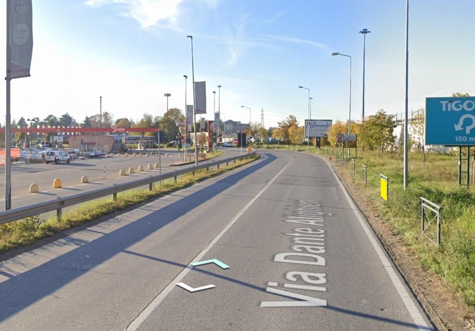 Impianto TRANSENNA a Brembate, in zona Burger King