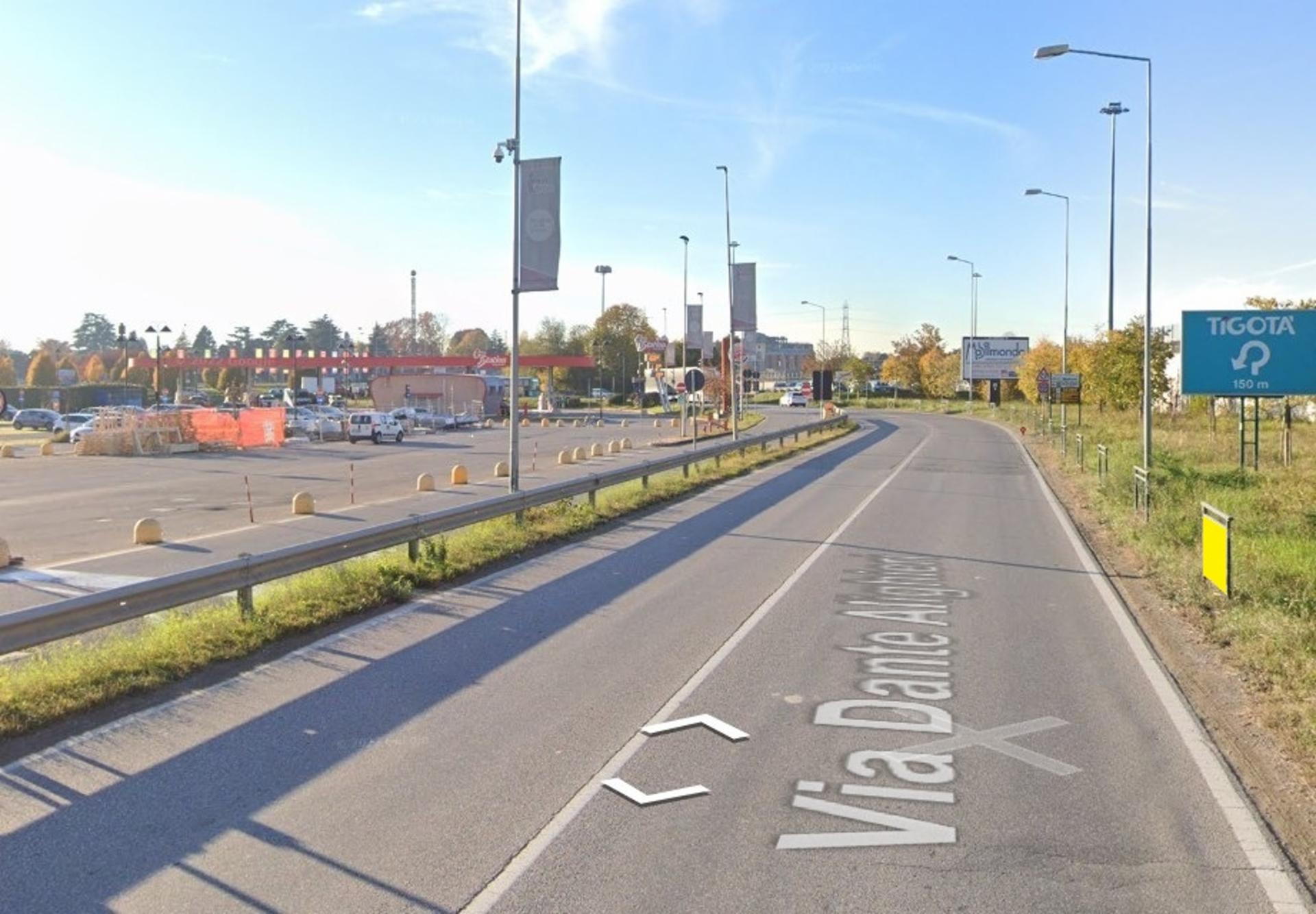 Impianto TRANSENNA a Brembate, in zona Burger King