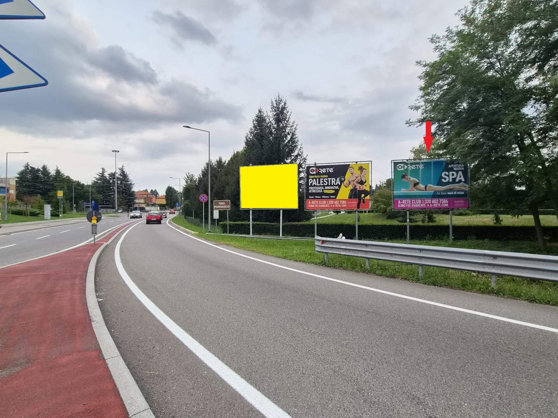 Impianto a S.P. 27 ROTATORIA NUOVA ESSELUNGA DIR. CENTRO CITTA' IMPIANTO LATO DX  Fino Mornasco