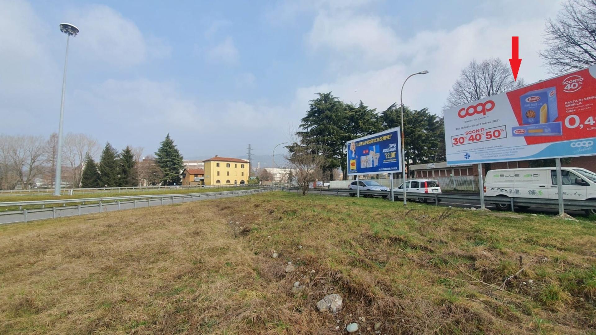 Impianto 6 X 3 a Como, in zona Lidl
