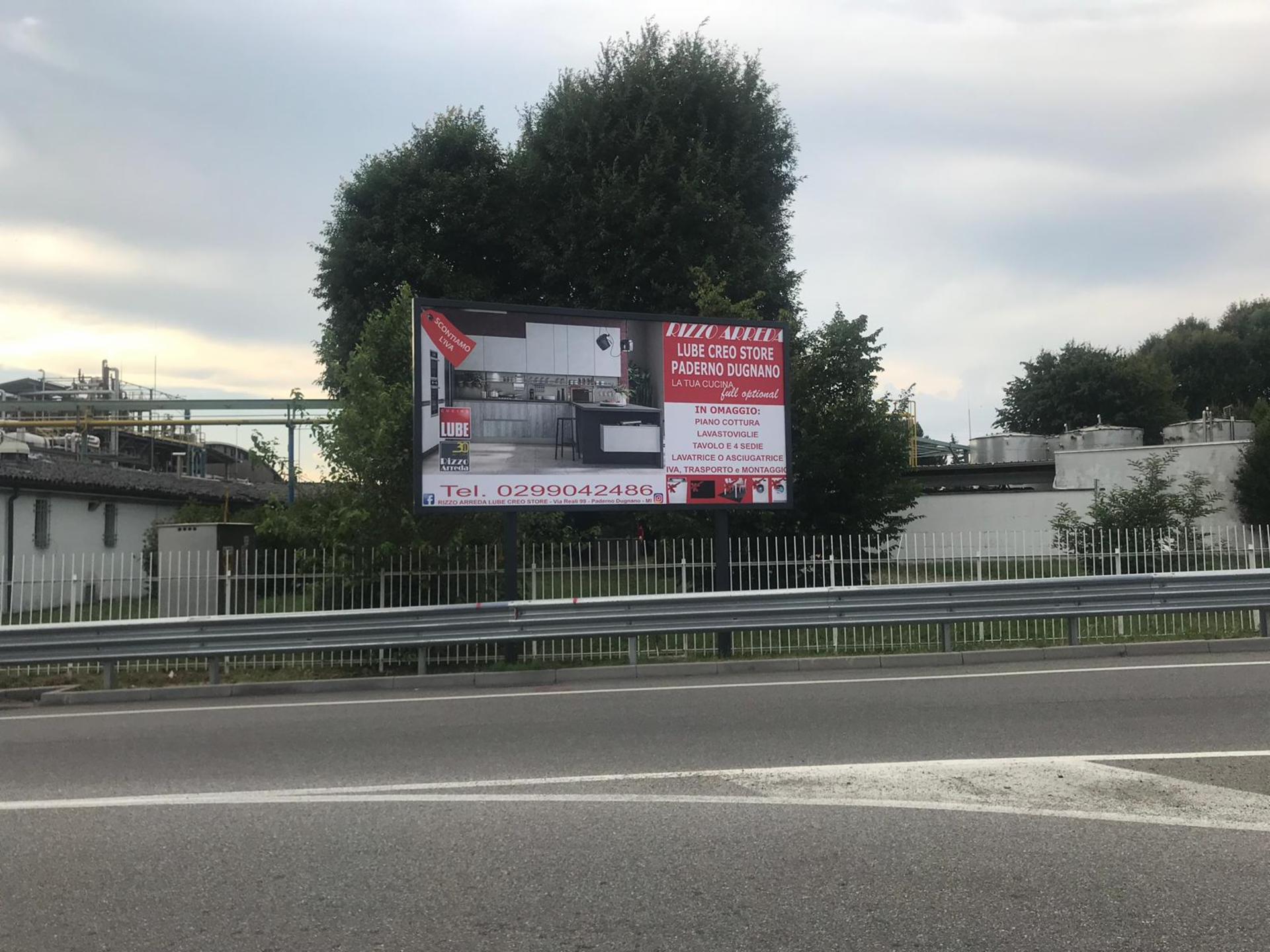 Impianto a VIA FALZAREGO 20 MT DOPO SP 233  Bollate