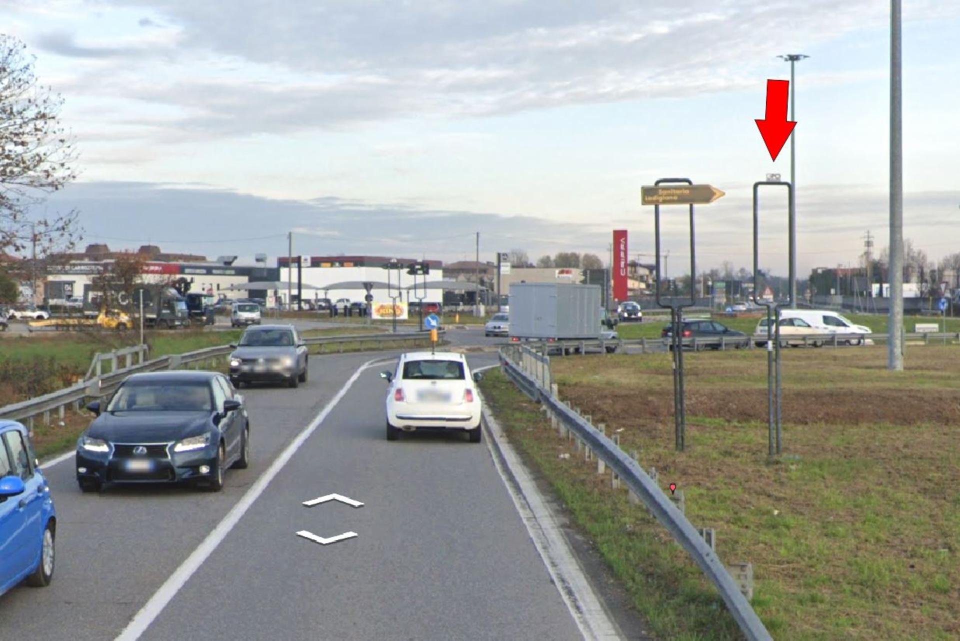 Impianto a S.P. 185 Km. 0+890/dx  Arzago d'Adda