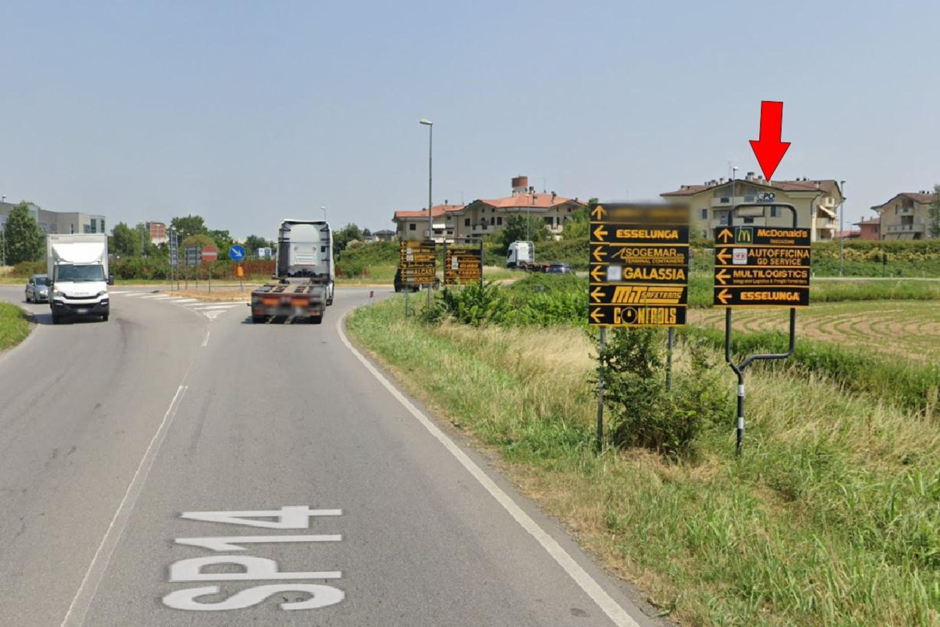 Impianto a S.P. 14 Km. 11+020/dx  Liscate