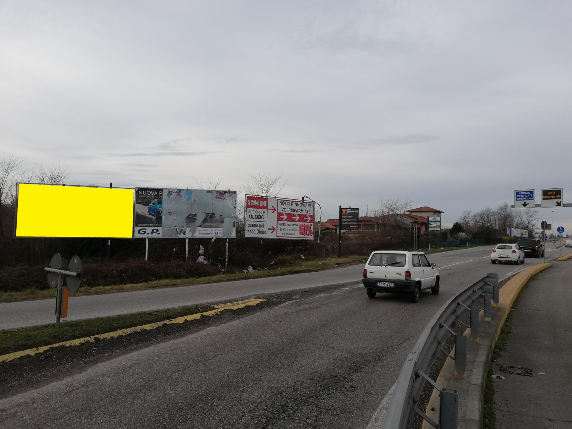 Impianto 6 X 3 a Busnago, in zona Aldi
