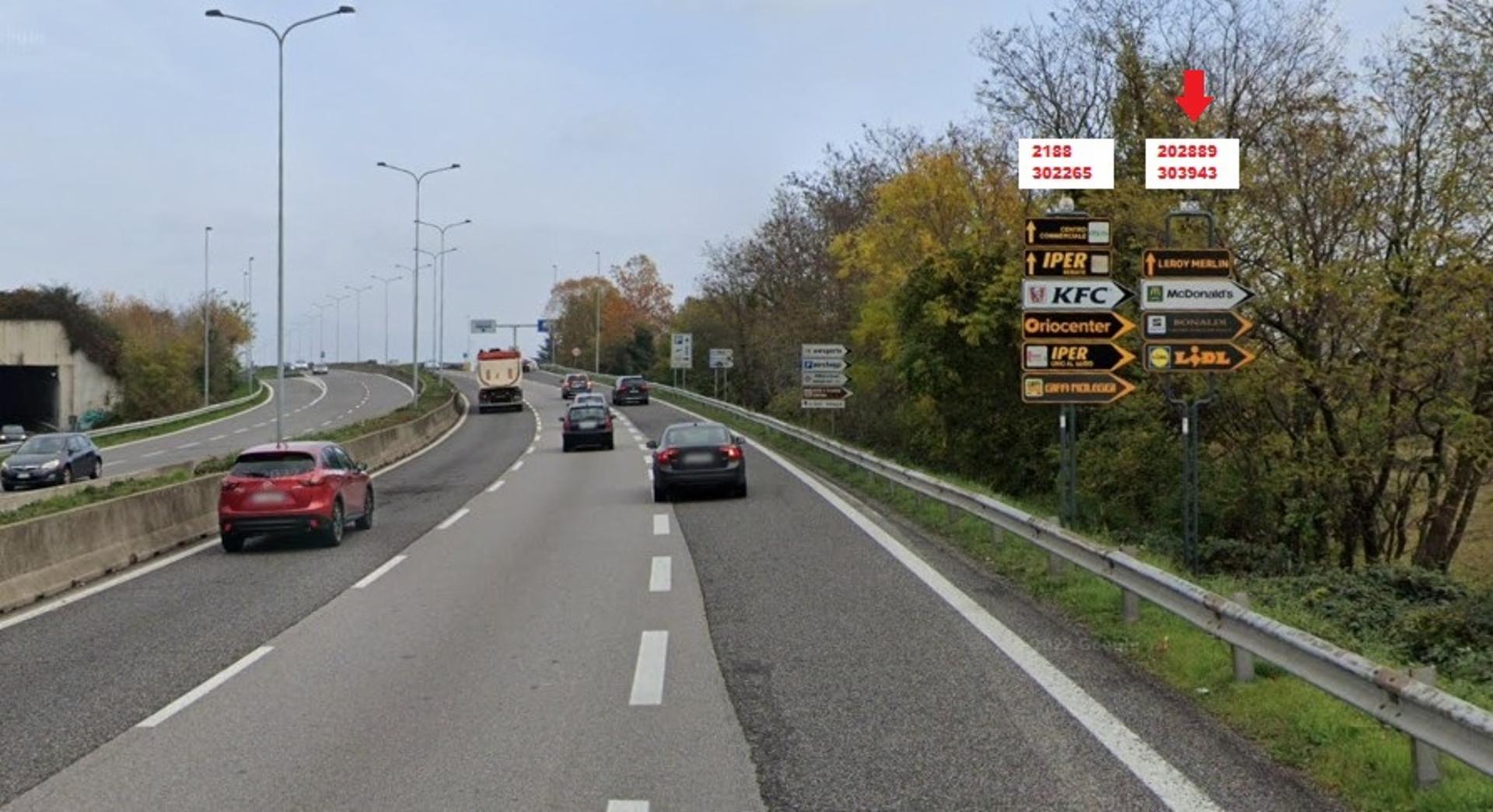 Impianto a EX S.S. 671 Km. 6+724/dx  Bergamo