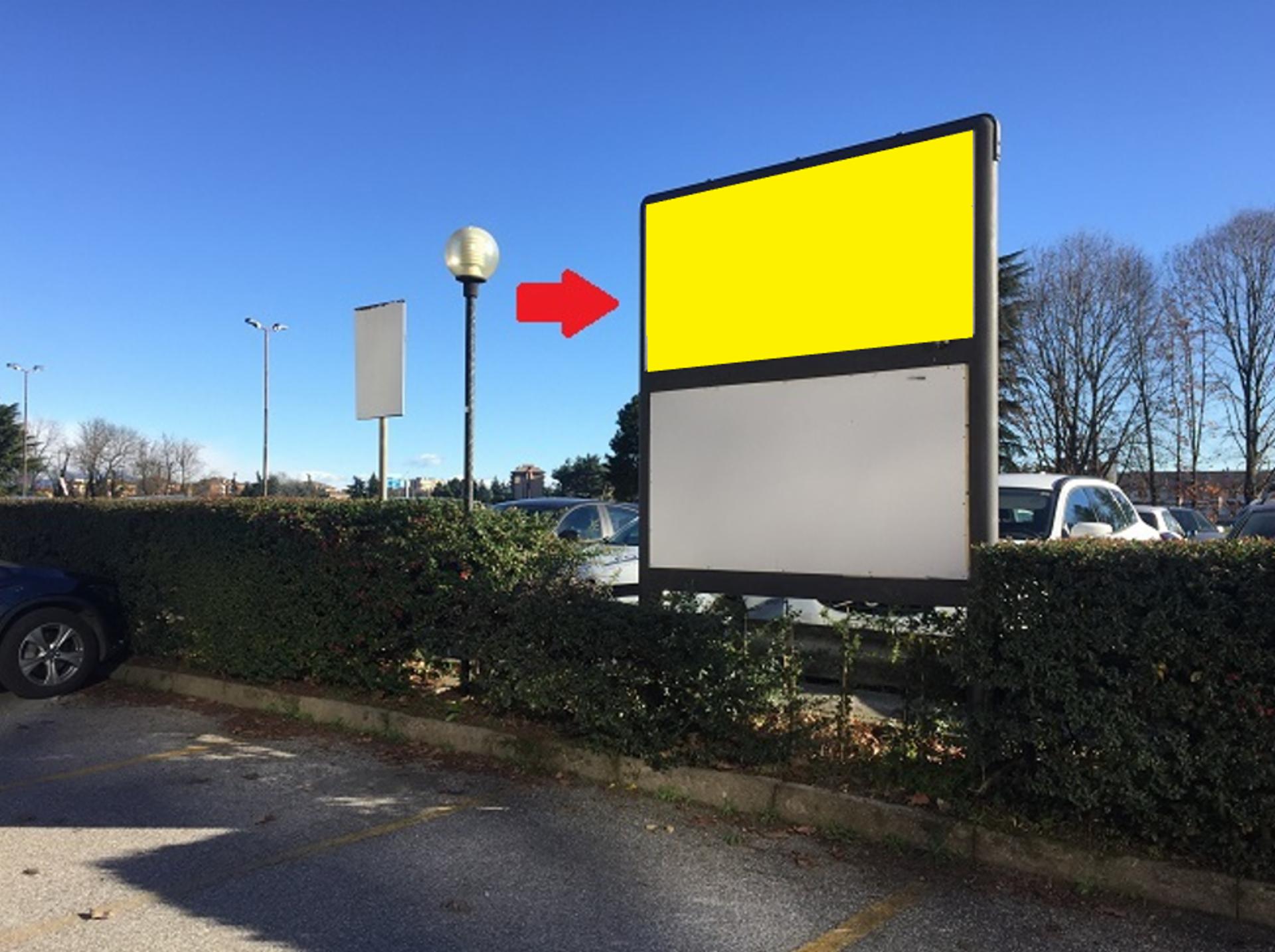 Impianto TABELLA a Agrate Brianza, in zona Mercure