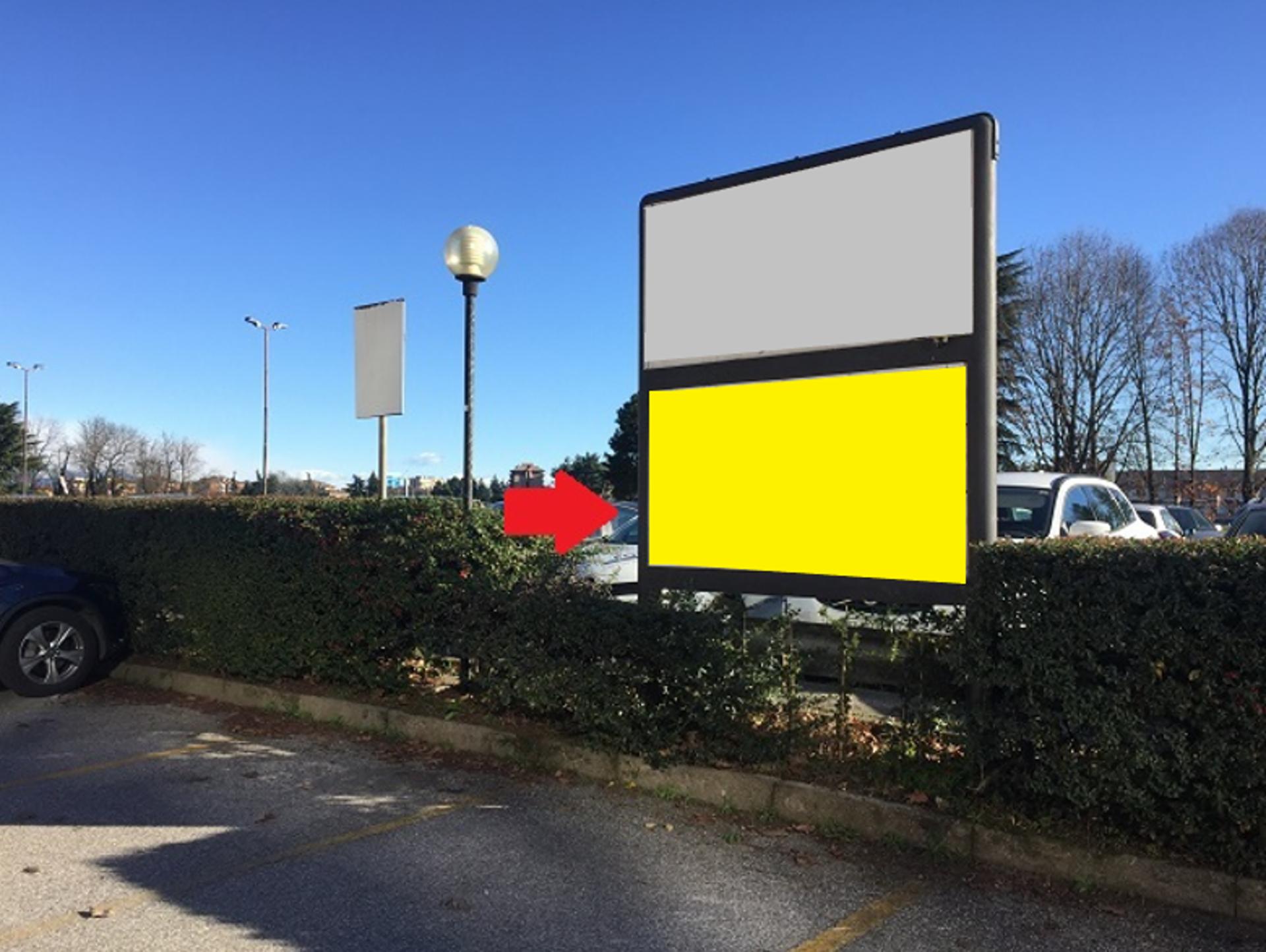 Impianto TABELLA a Agrate Brianza, in zona Mercure
