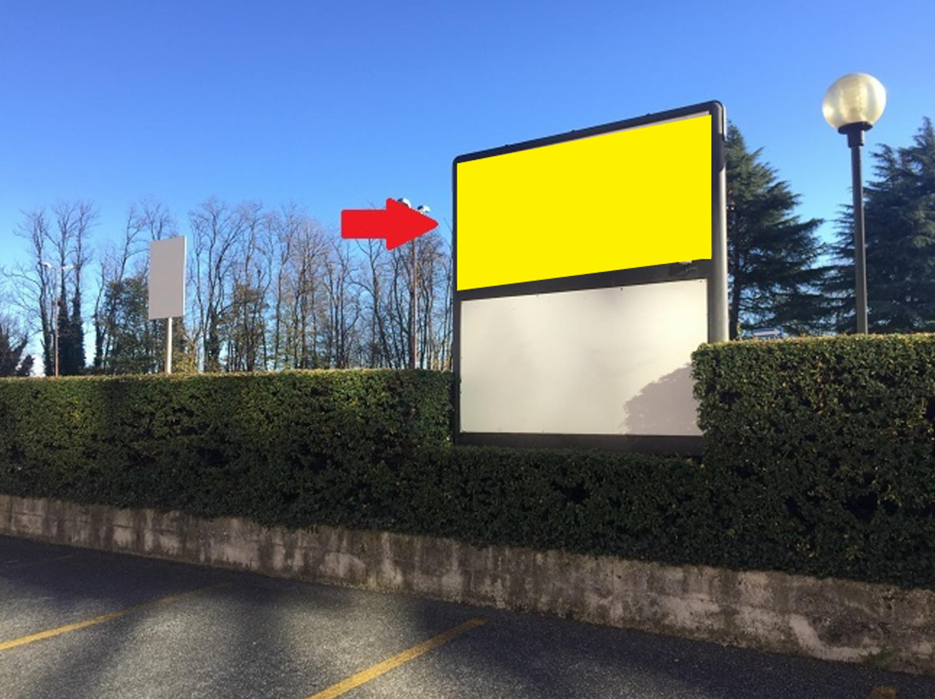 Impianto TABELLA a Agrate Brianza, in zona Mercure