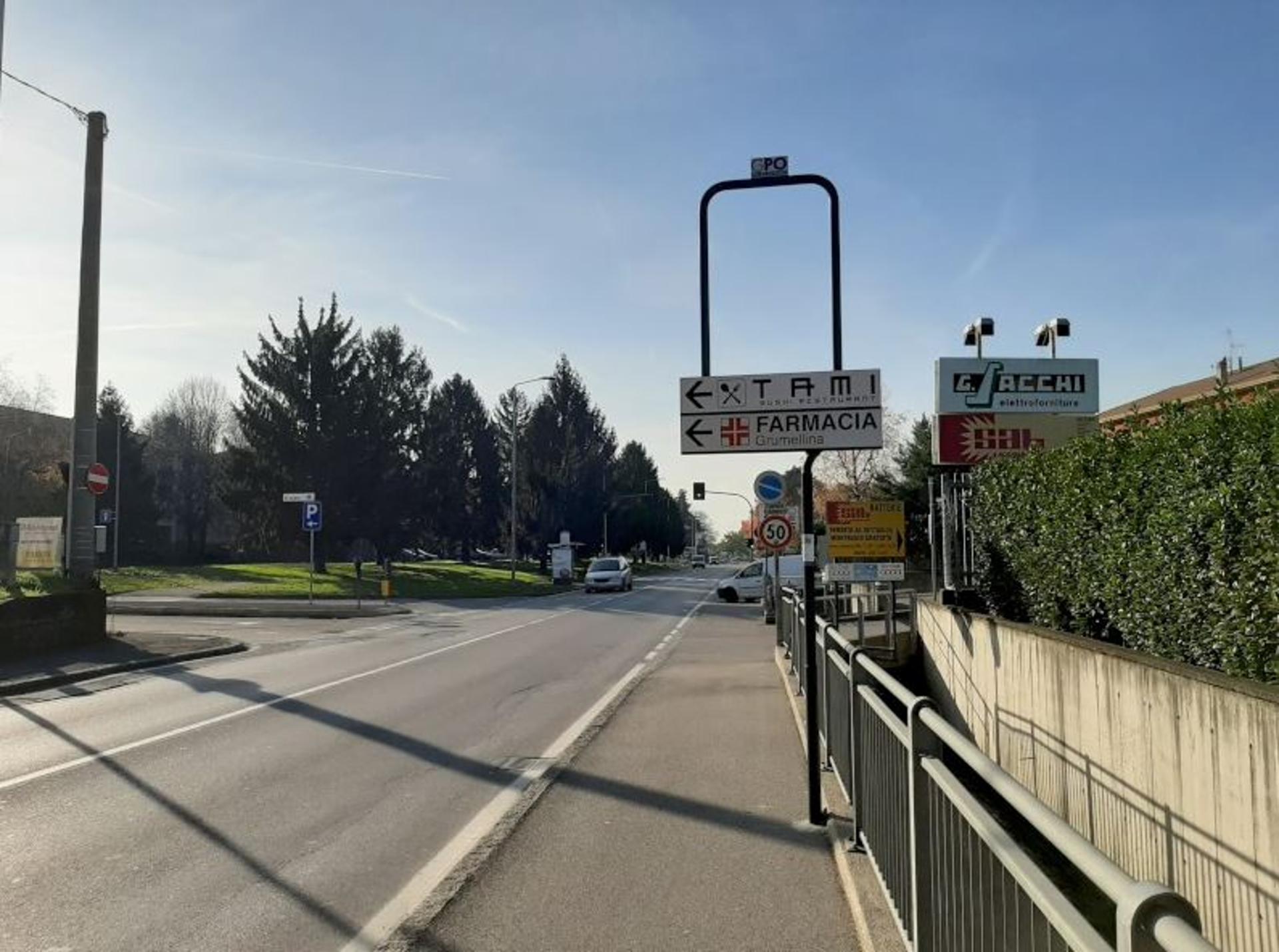 Impianto FRECCE / PREINSEGNE a Bergamo, in zona Tami Sushi