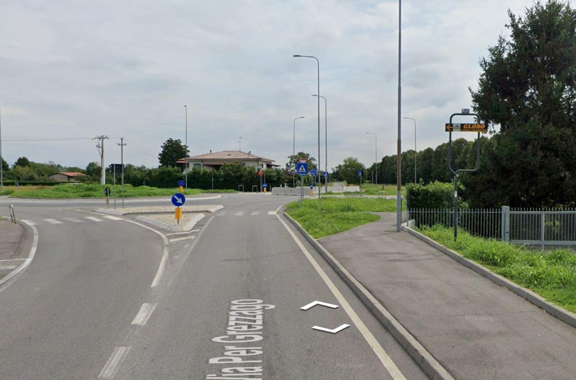 Impianto a VIA per Grezzago rotatoria con S.P. 104  Vaprio d'Adda