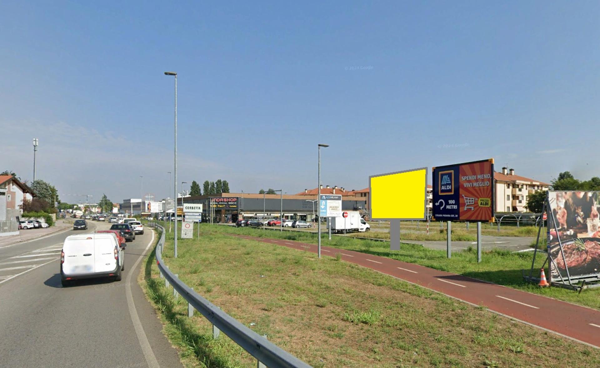 Impianto a SS. 11 strada Padana Est f.te Aldi  Magenta