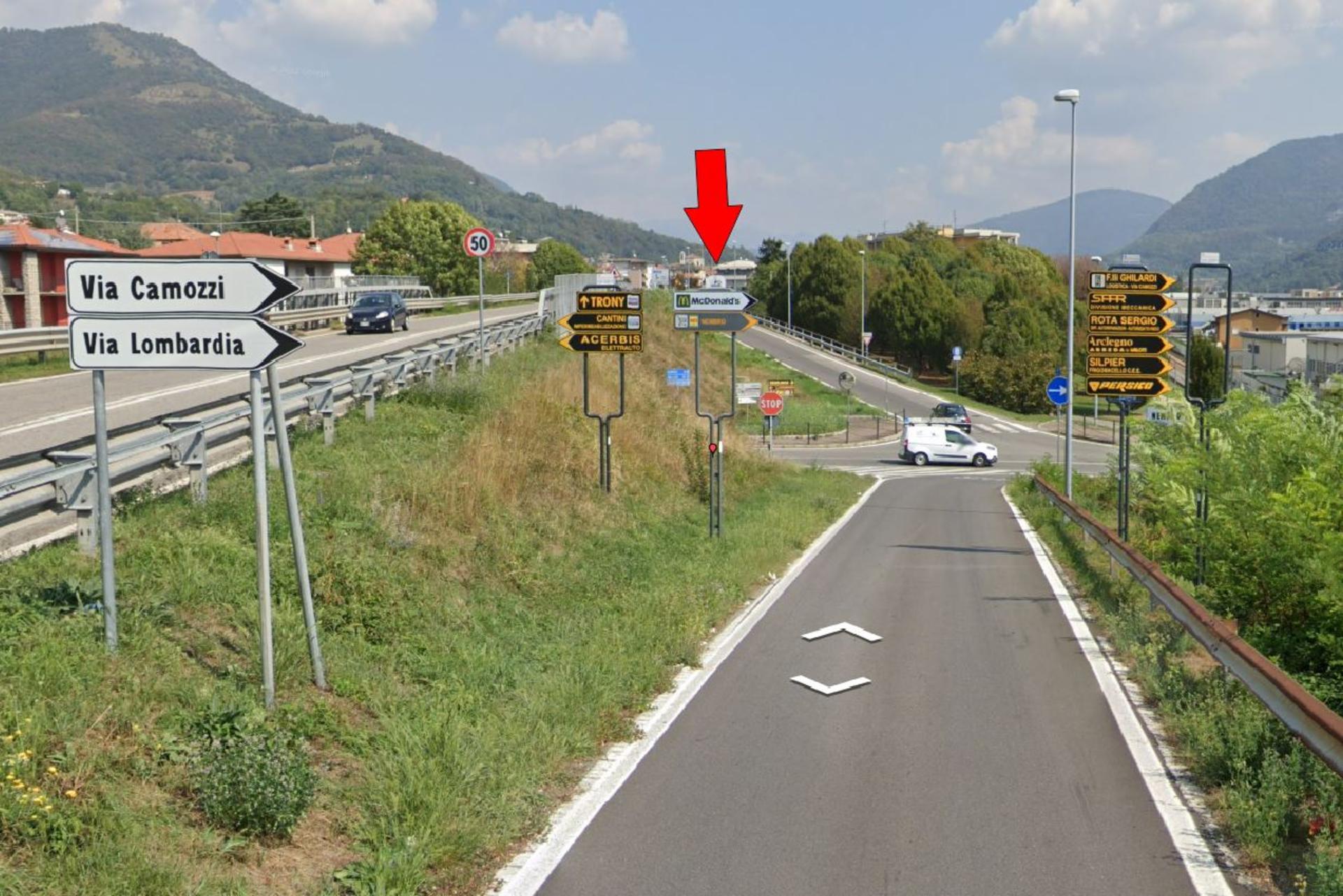 Impianto a S.P. 35 Km. 8+291/sx  Nembro