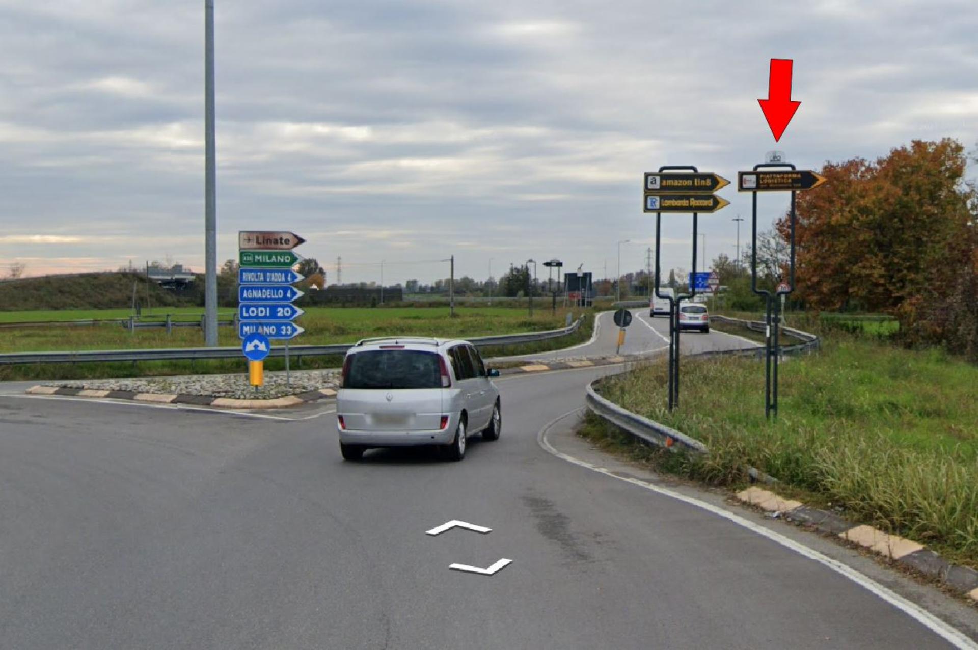 Impianto a S.P. 185 Km. 0+960/sx  Arzago d'Adda