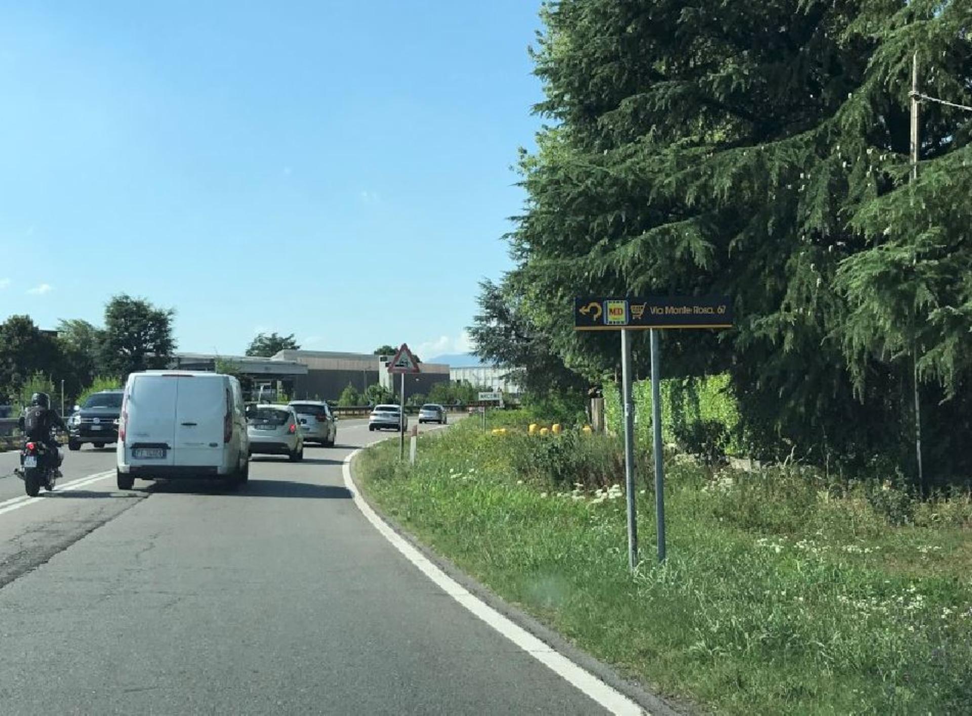 Impianto FRECCE / PREINSEGNE a Arcore, in zona La Piadineria