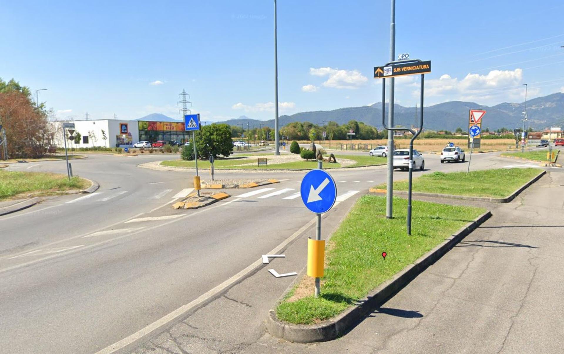 Impianto a VIA Stella Alpina rotonda con Via Kennedy  Seriate