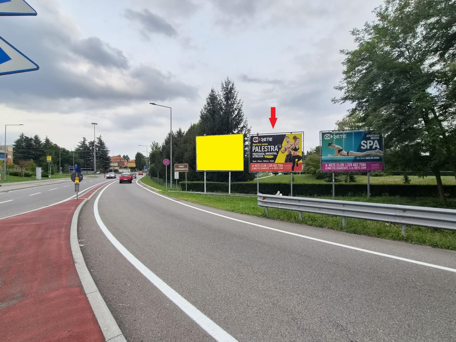 Impianto poster a Fino Mornasco