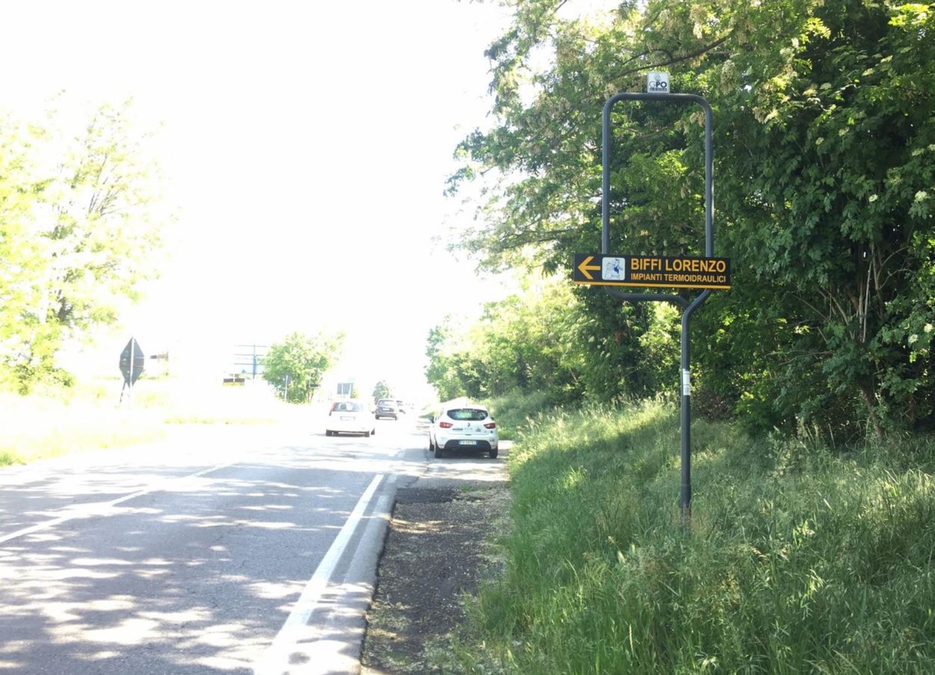 Impianto a S.P. 179 Km 4+350/dx  Trezzano Rosa