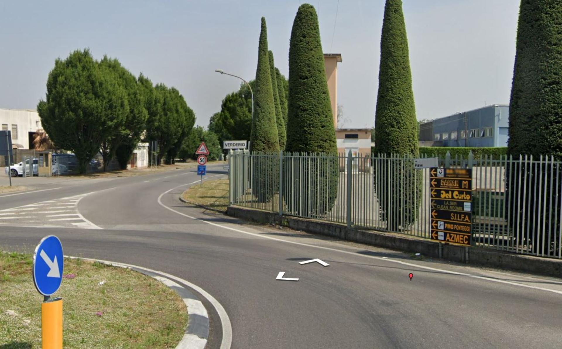 Impianto a VIA Roma incrocio con Via Piave  Verderio