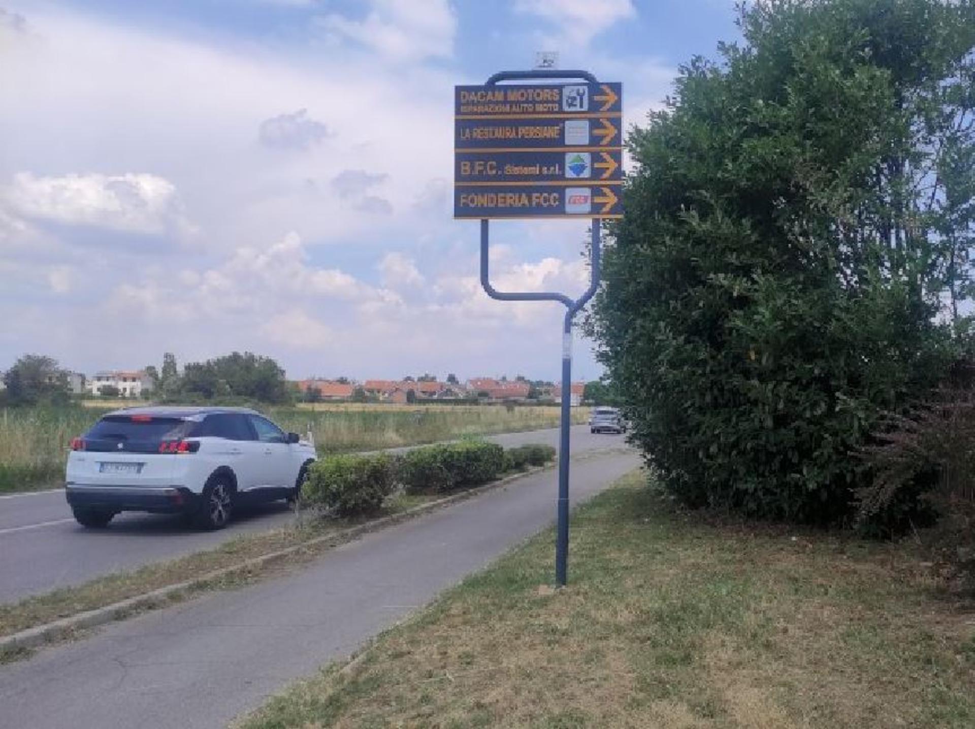 Impianto FRECCE / PREINSEGNE a Busnago, in zona Palabusnago