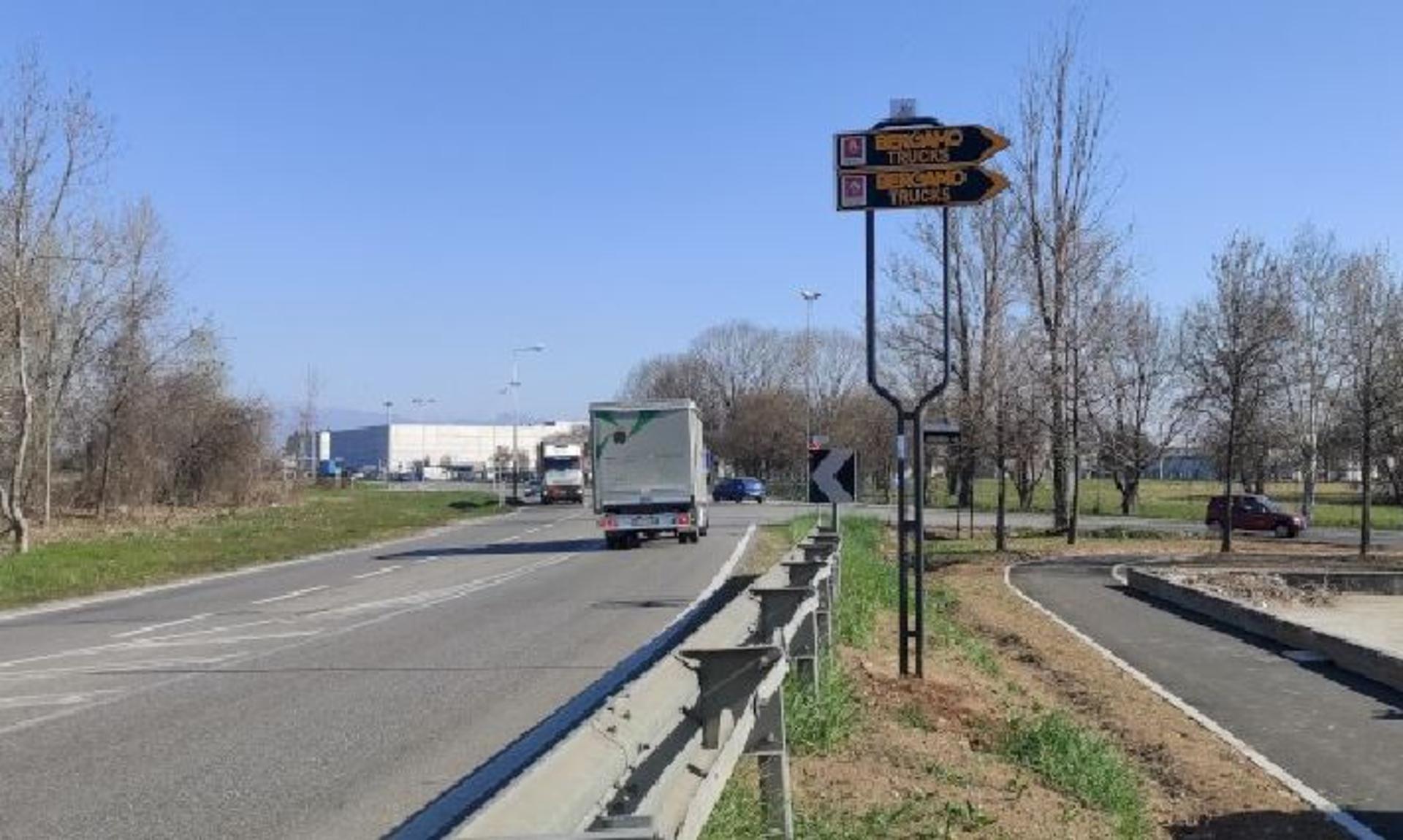 Impianto a S.P. 183 Km. 0+865/dx  Brembate