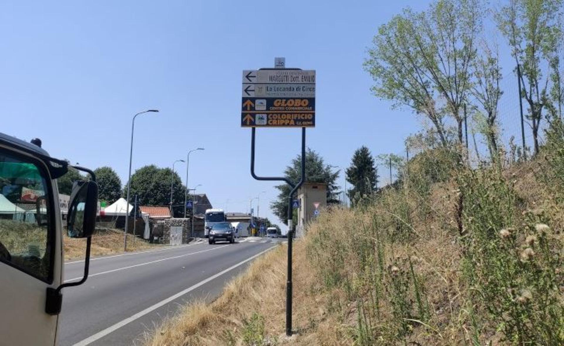 Impianto FRECCE / PREINSEGNE a Vaprio d'Adda, in zona Osteria del Tram